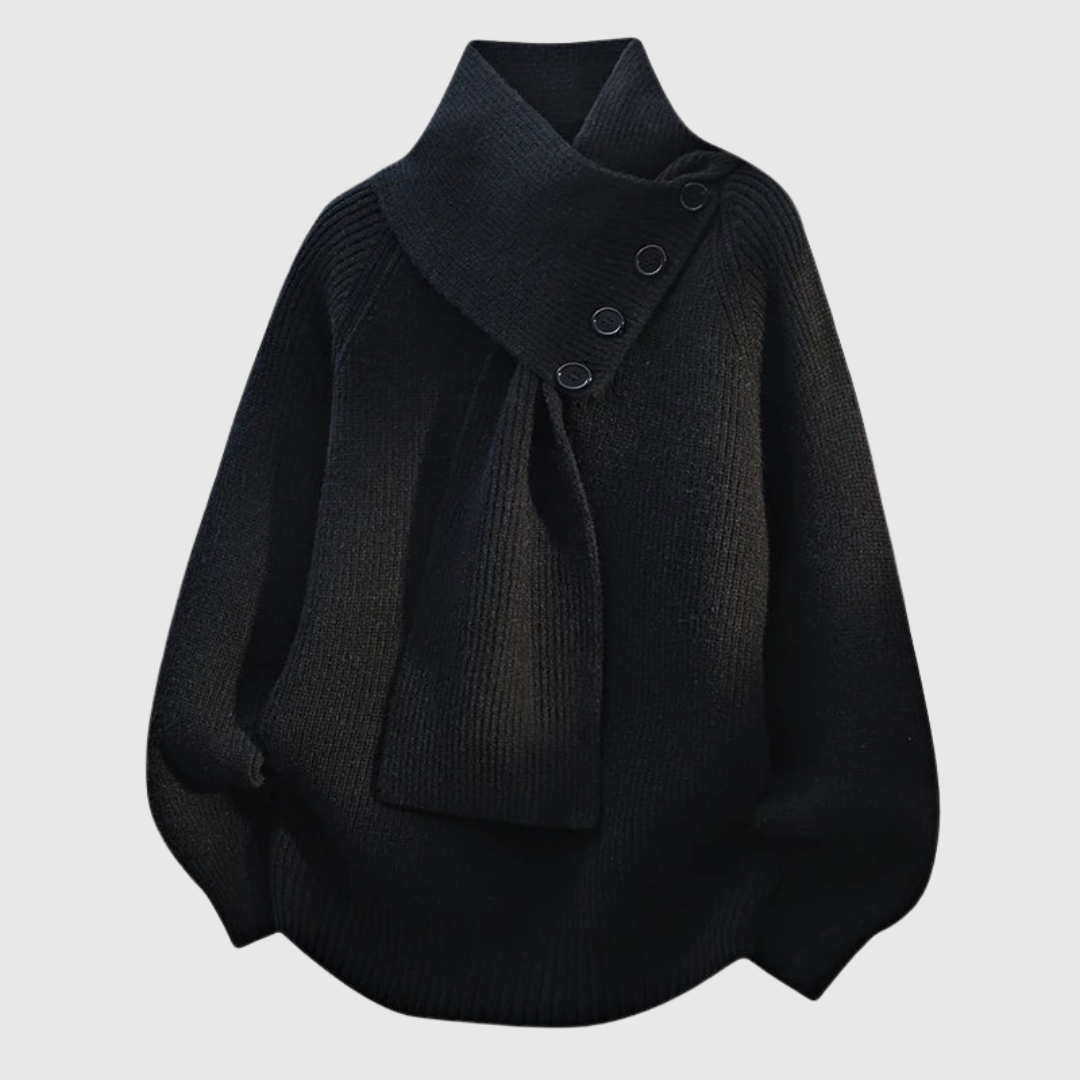 SERAPHINJA | COZY SCARF-NECK SWEATER