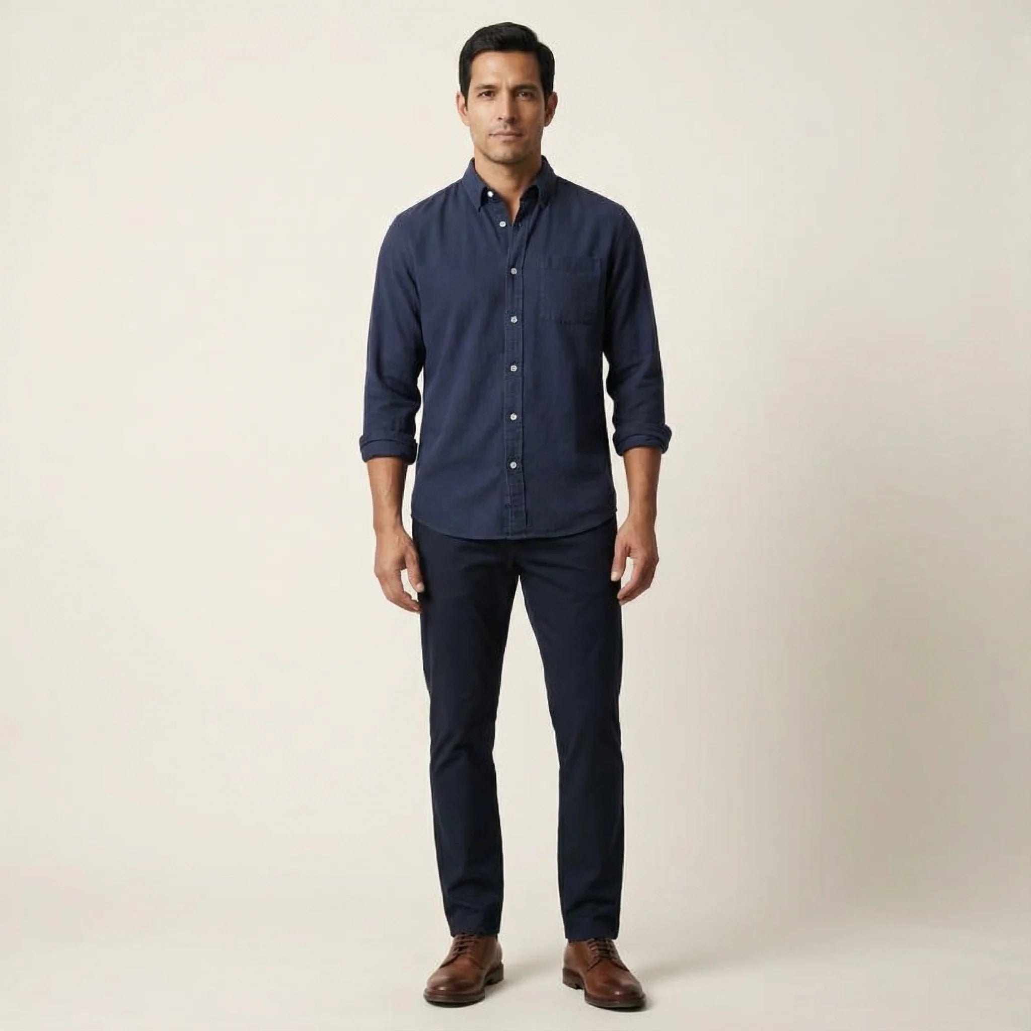 Casual Button-down Shirt for Men