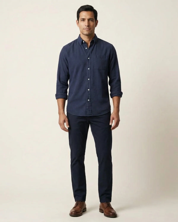 Casual Button-down Shirt for Men