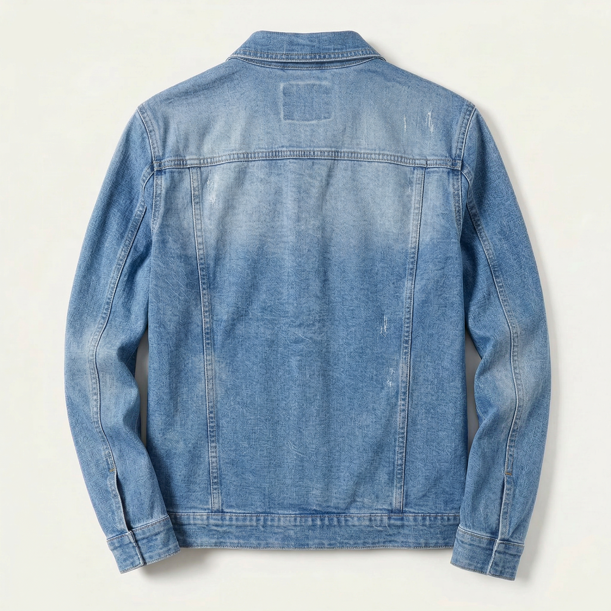 Men’s Denim Jacket – Button Front Dual Chest Pocket Design