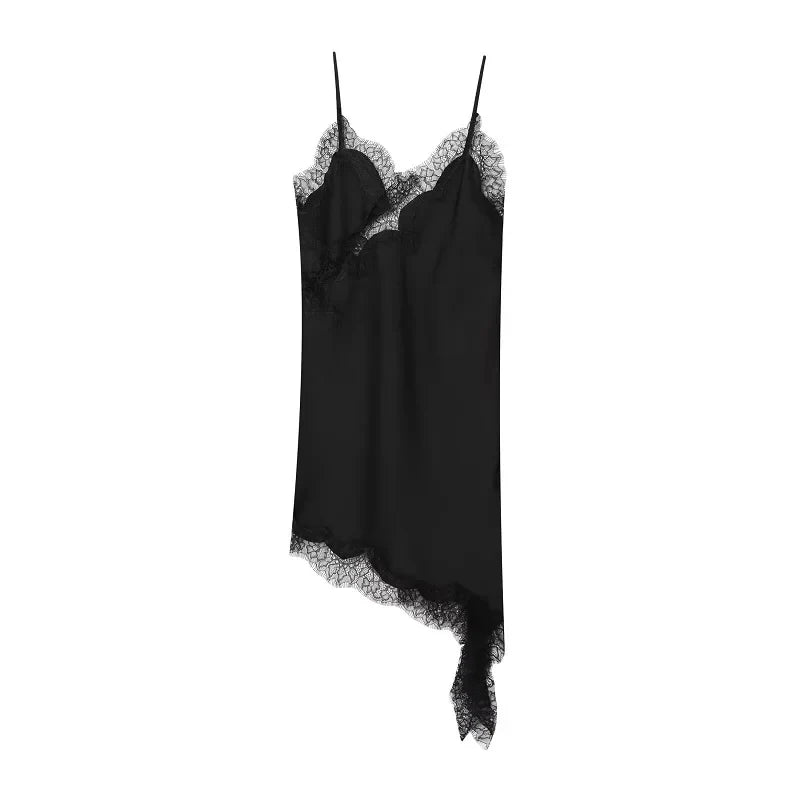 Sophie | Asymmetrical Lace Mini Dress