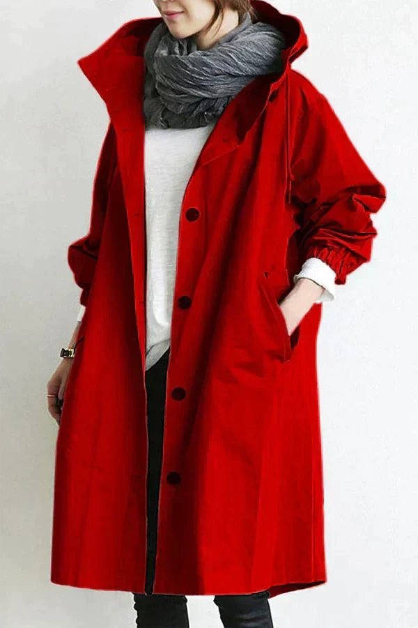 Elizabeth Raincoat for Women – Urban Waterproof with Oversize Breathable Hood