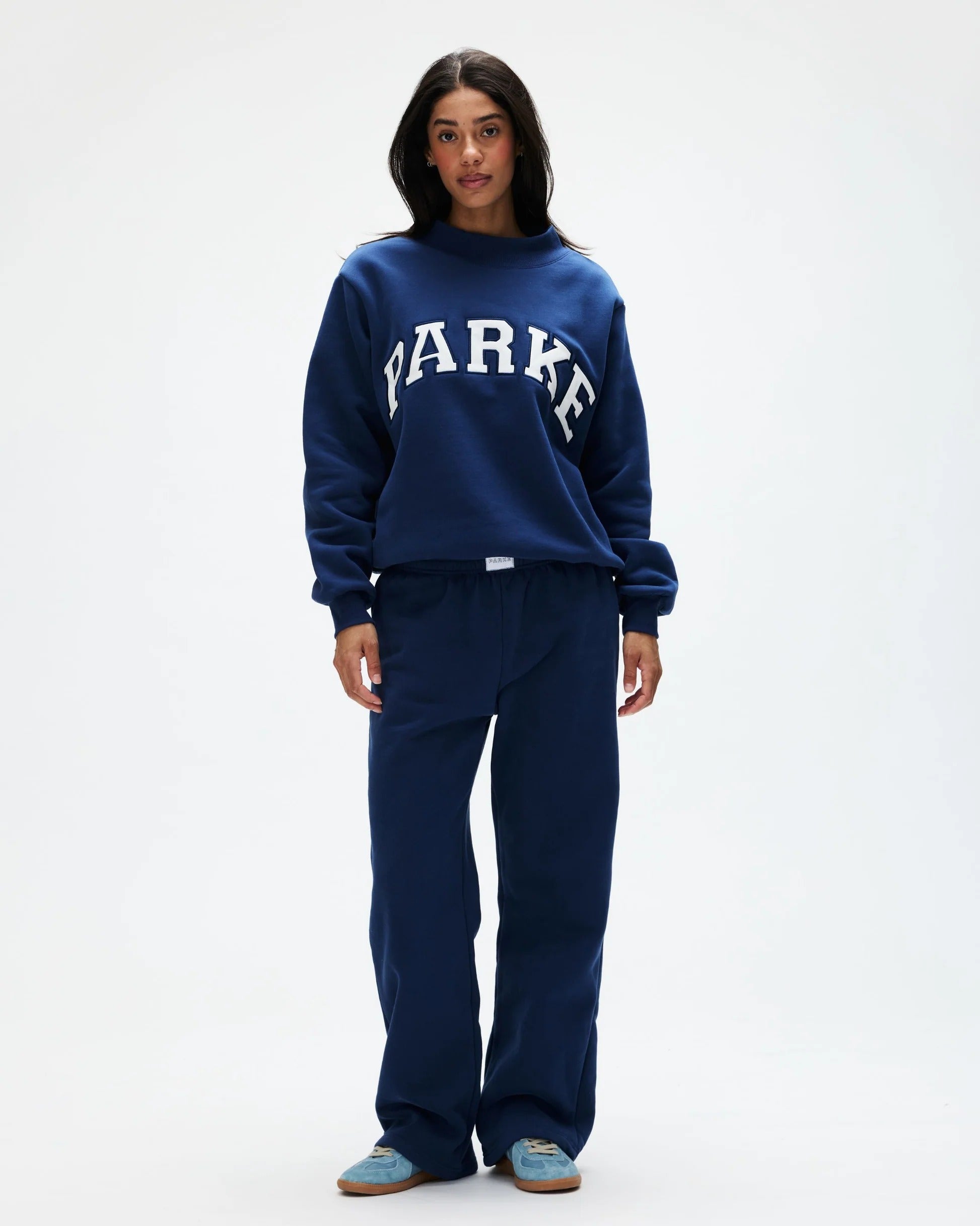 Sloane | Classic Varsity Mockneck Sweatshirt