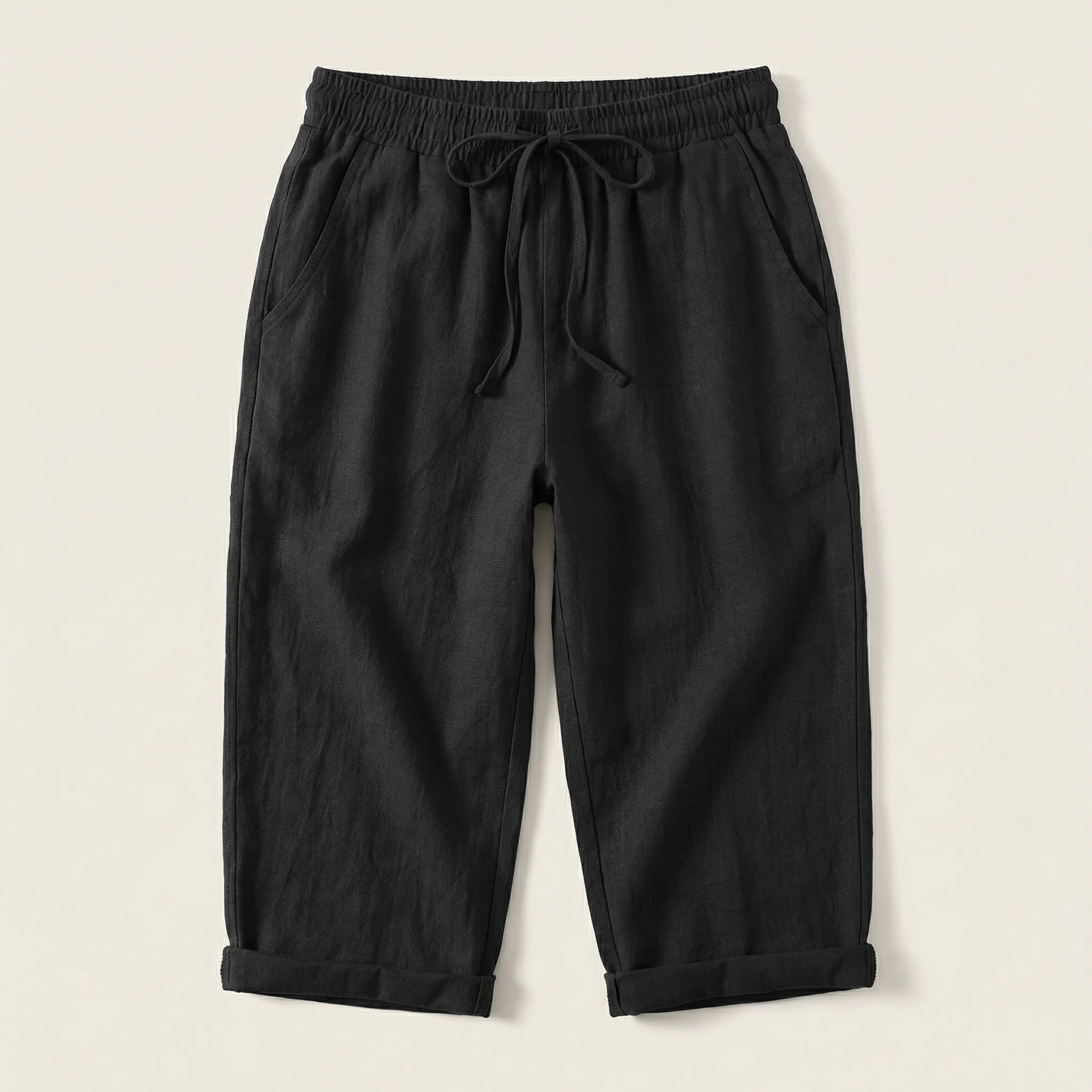 Women’s Casual Crop Pants – Pull-On Style