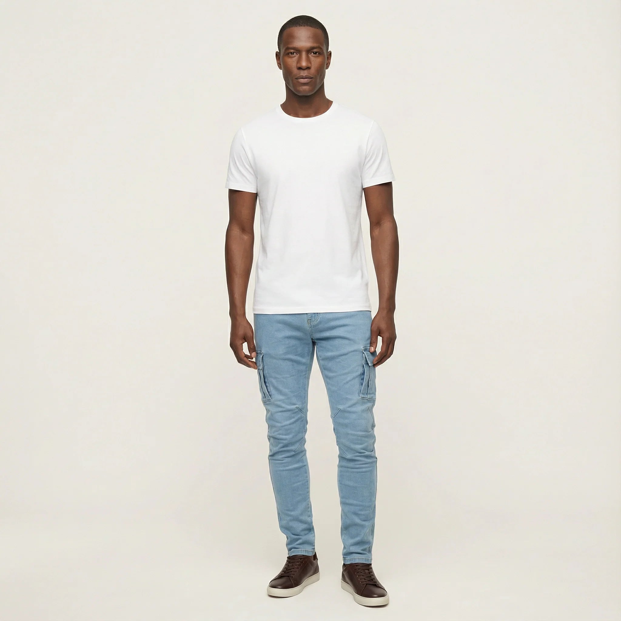 Men’s Cargo Pants – Slim Fit, Side Pocket Design