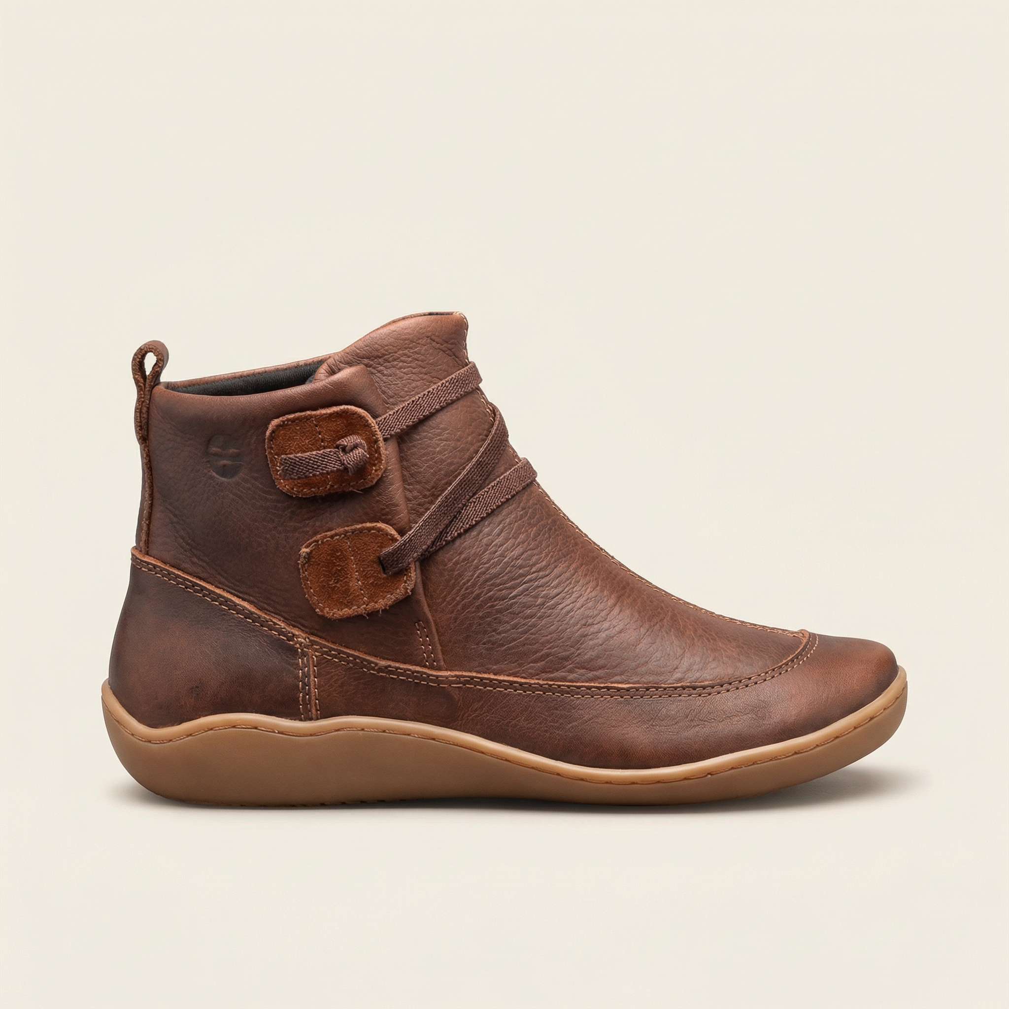 Women’s Ankle Boots – Hook and Strap Closure