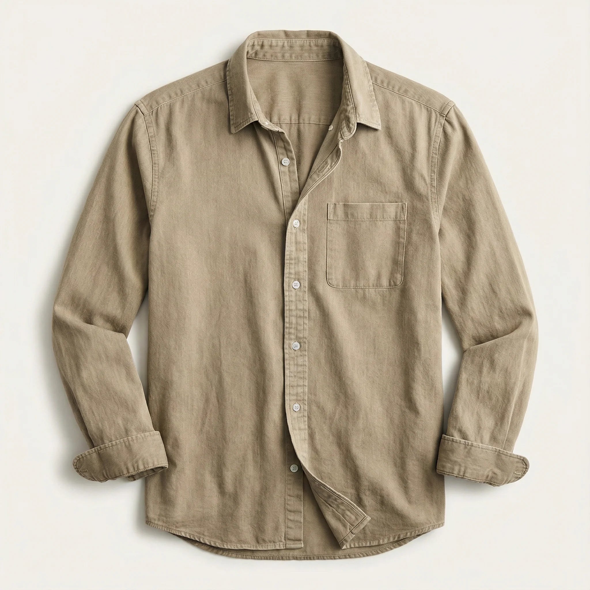 Casual Button-down Shirt for Men