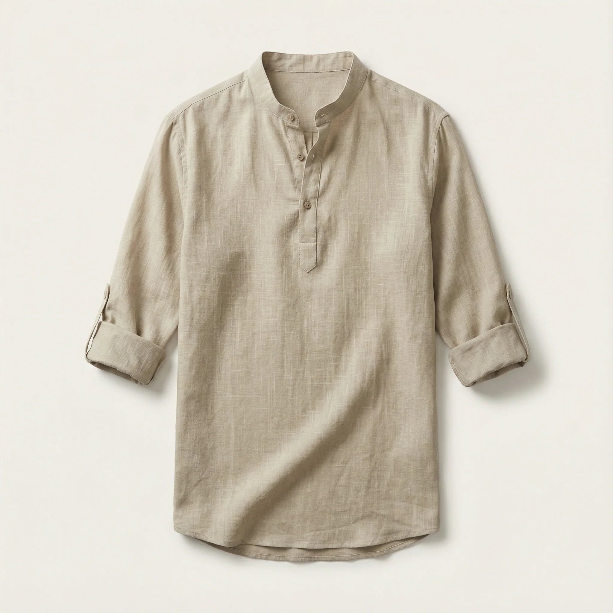 Men’s Long Sleeve Shirt – Button Placket Design