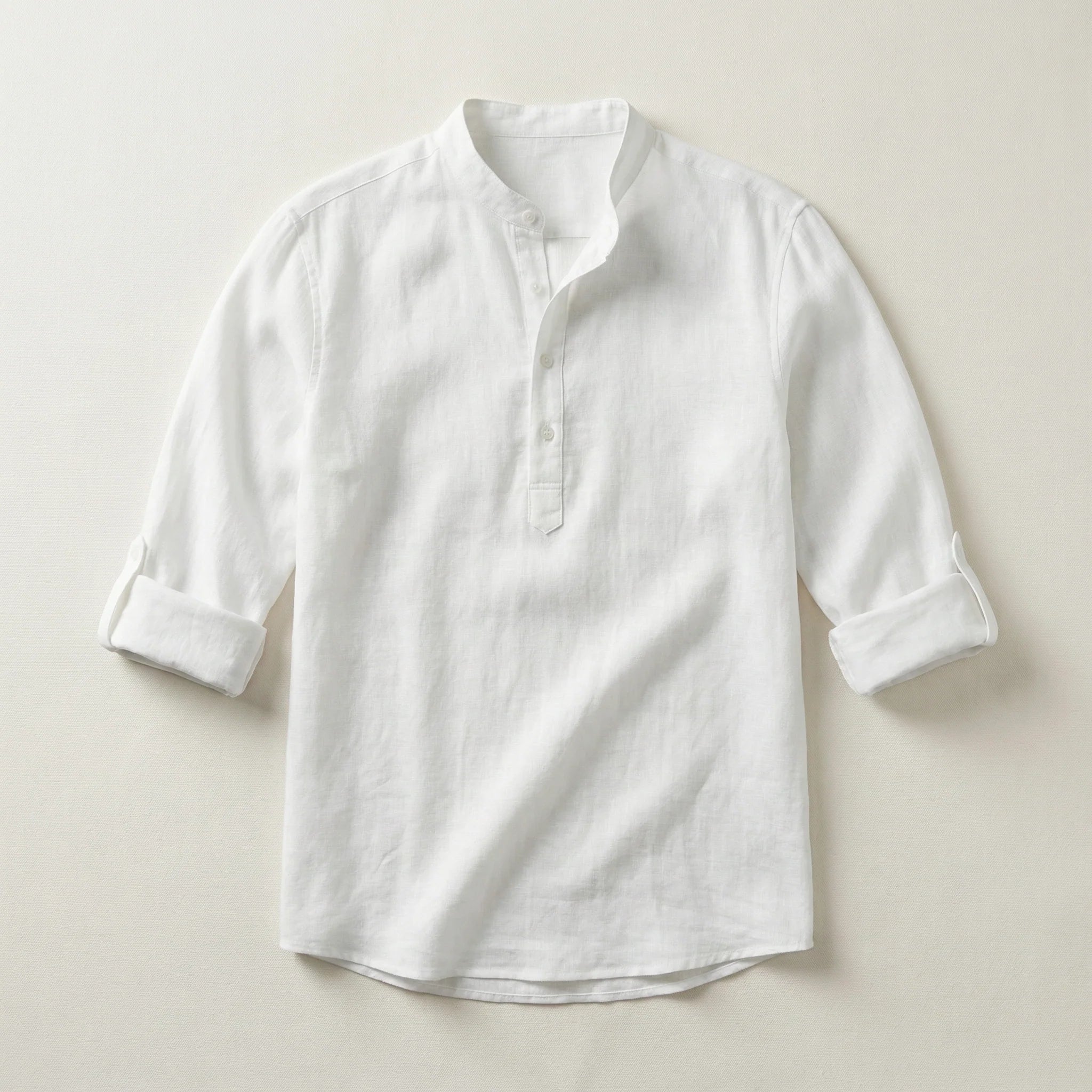 Men’s Long Sleeve Shirt – Button Placket Design