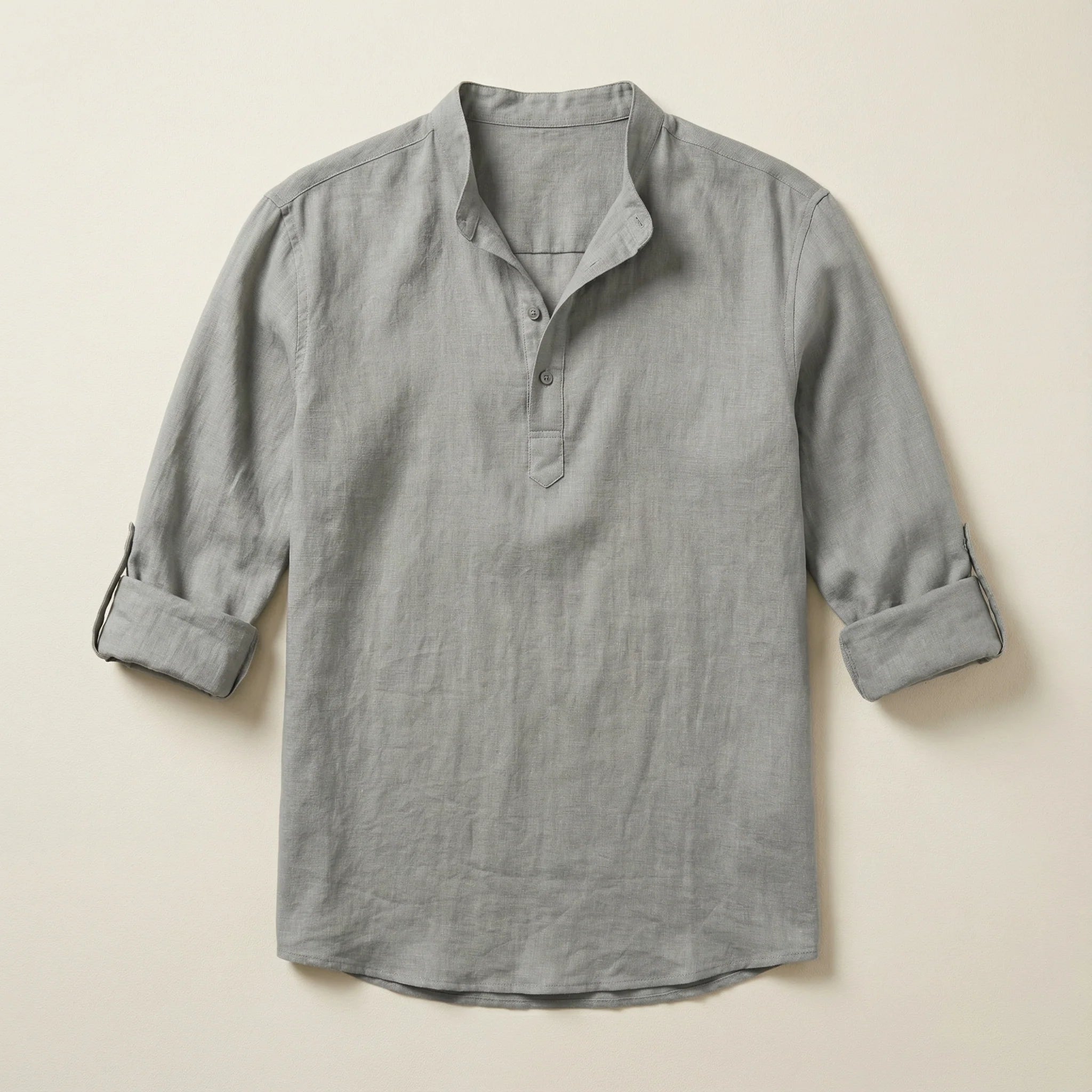 Men’s Long Sleeve Shirt – Button Placket Design