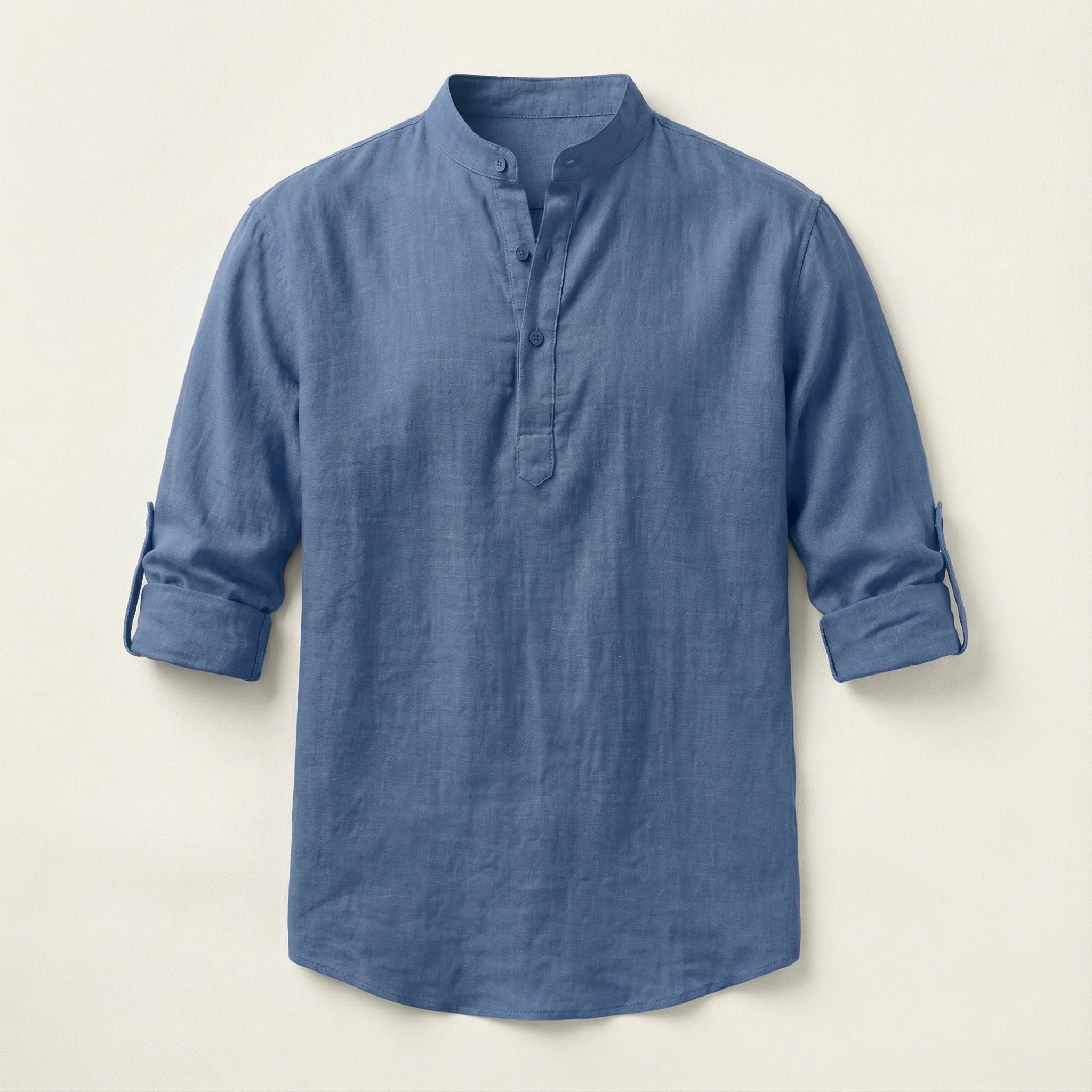 Men’s Long Sleeve Shirt – Button Placket Design