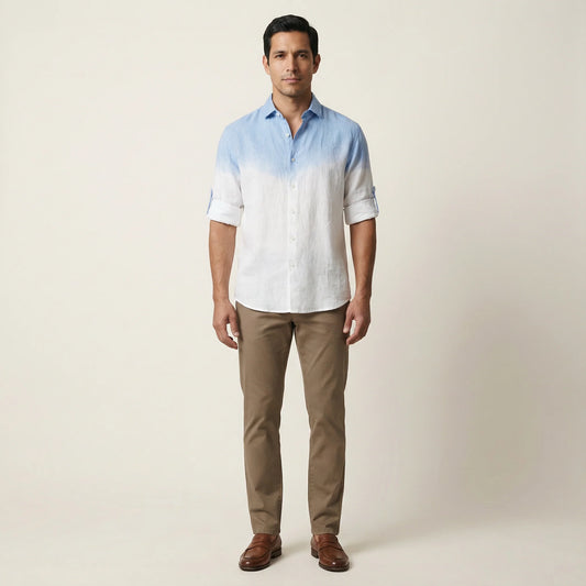 Colour Faded Summer Shirt for Men