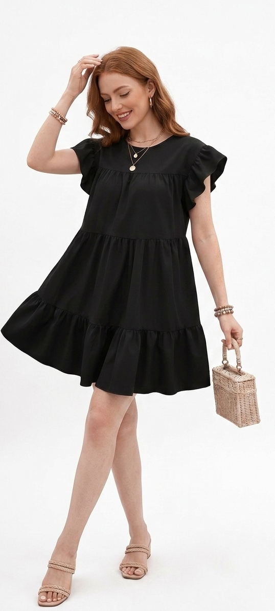 Vivienne | Elegant A-Line Midi Dress