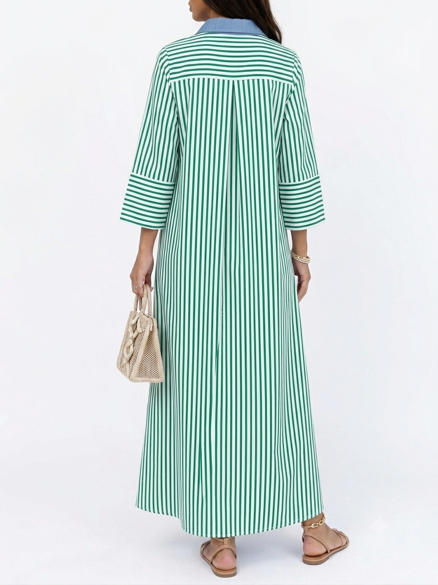 Magda | Maxi Shirt Dress