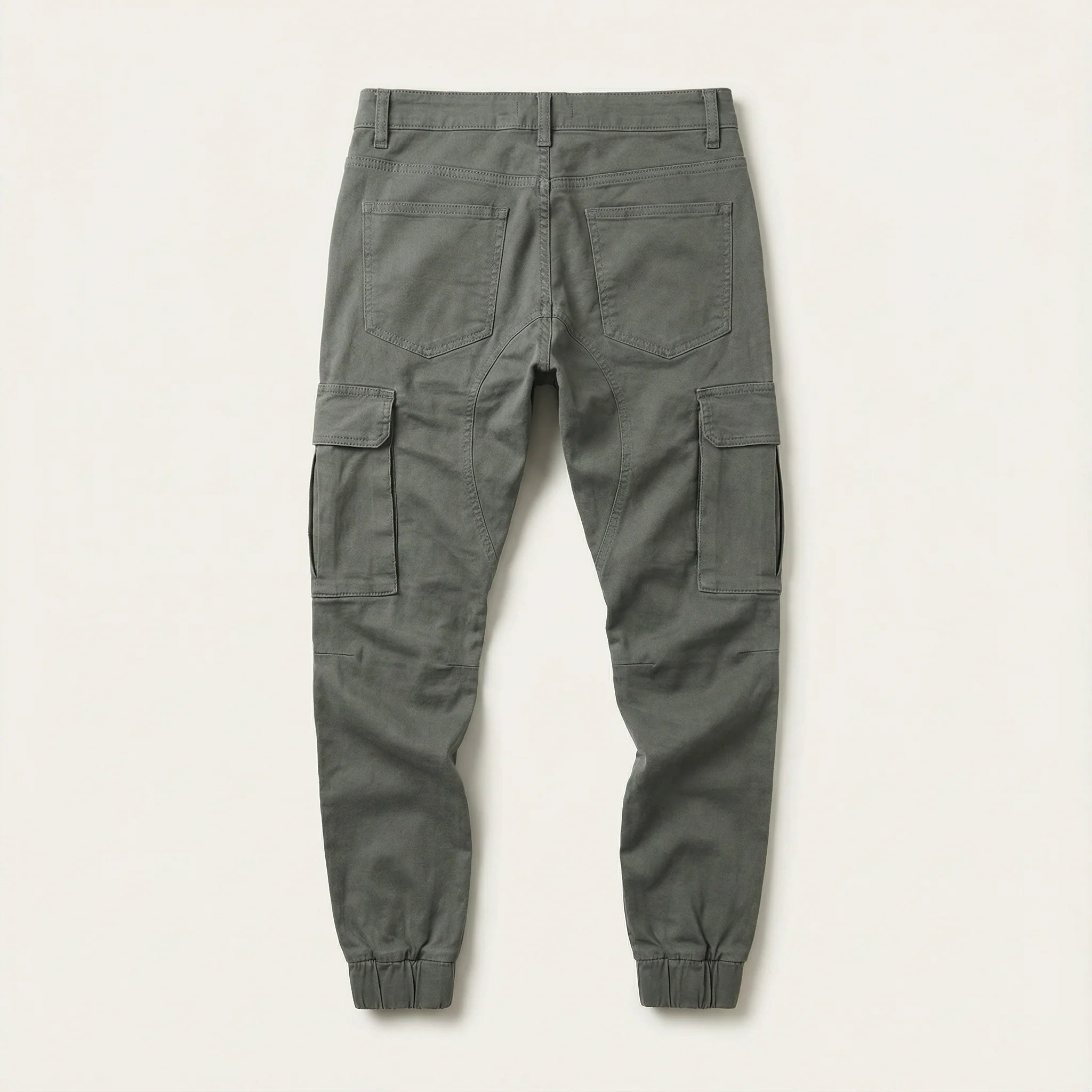 Men’s Cargo Jogger Pants – Tapered Fit, Ankle-Length Design, Side Cargo Pockets