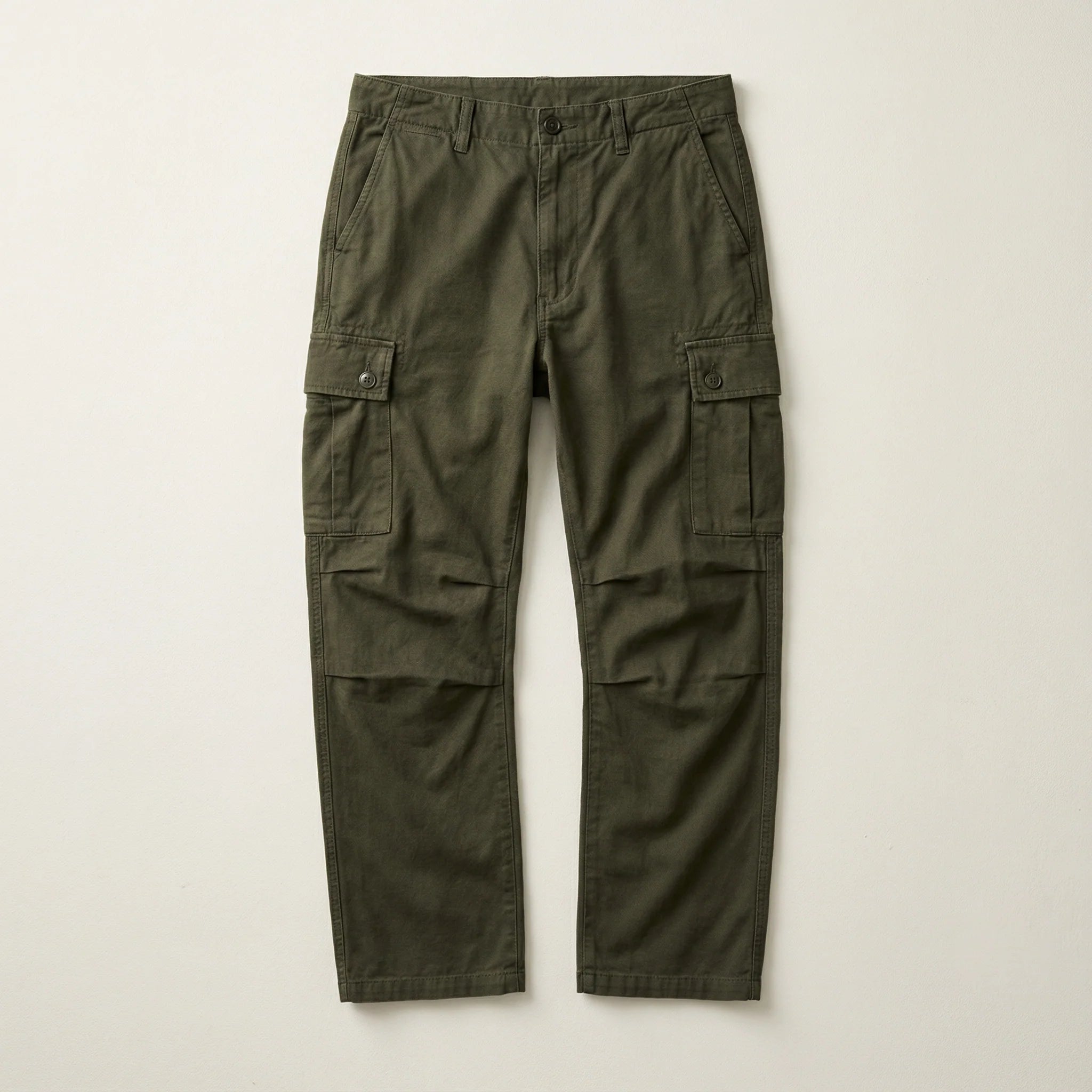Men’s Cargo Jogger Pants – Tapered Fit, Ankle-Length Design, Side Cargo Pockets