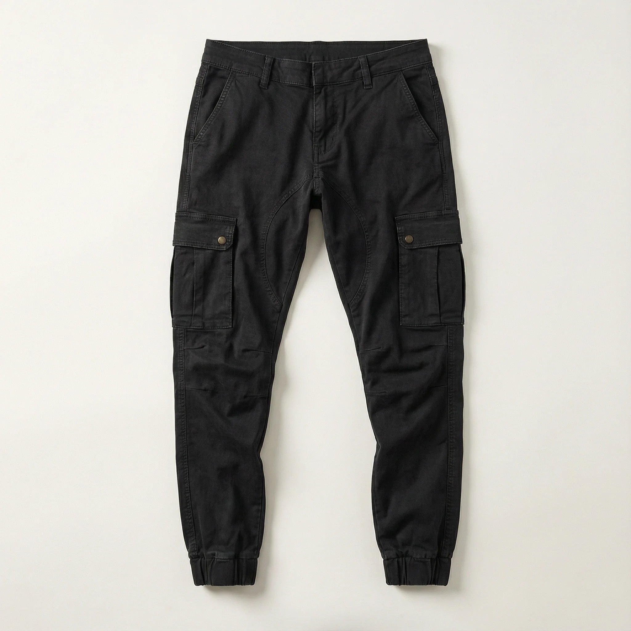 Men’s Cargo Jogger Pants – Tapered Fit, Ankle-Length Design, Side Cargo Pockets