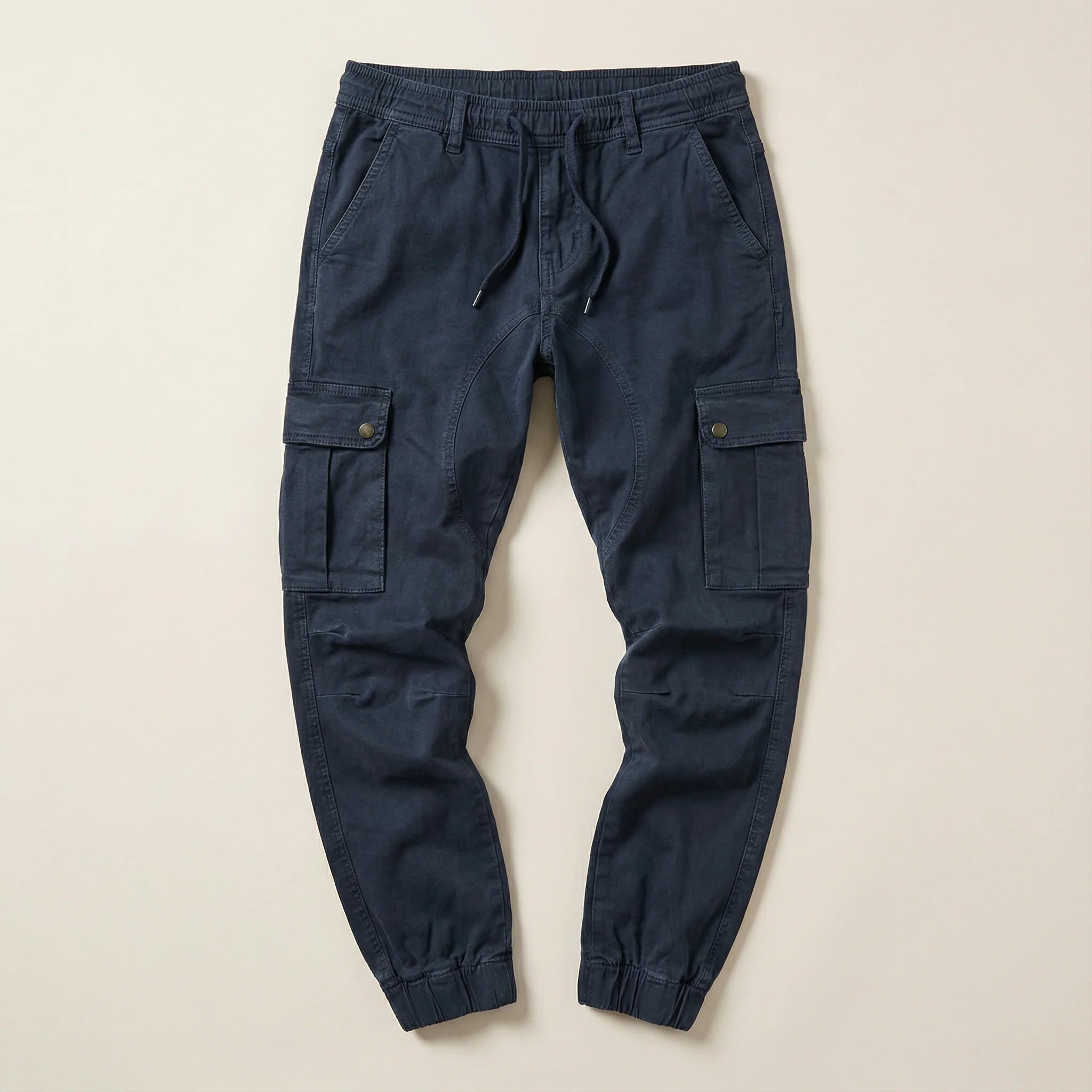 Men’s Cargo Jogger Pants – Tapered Fit, Ankle-Length Design, Side Cargo Pockets