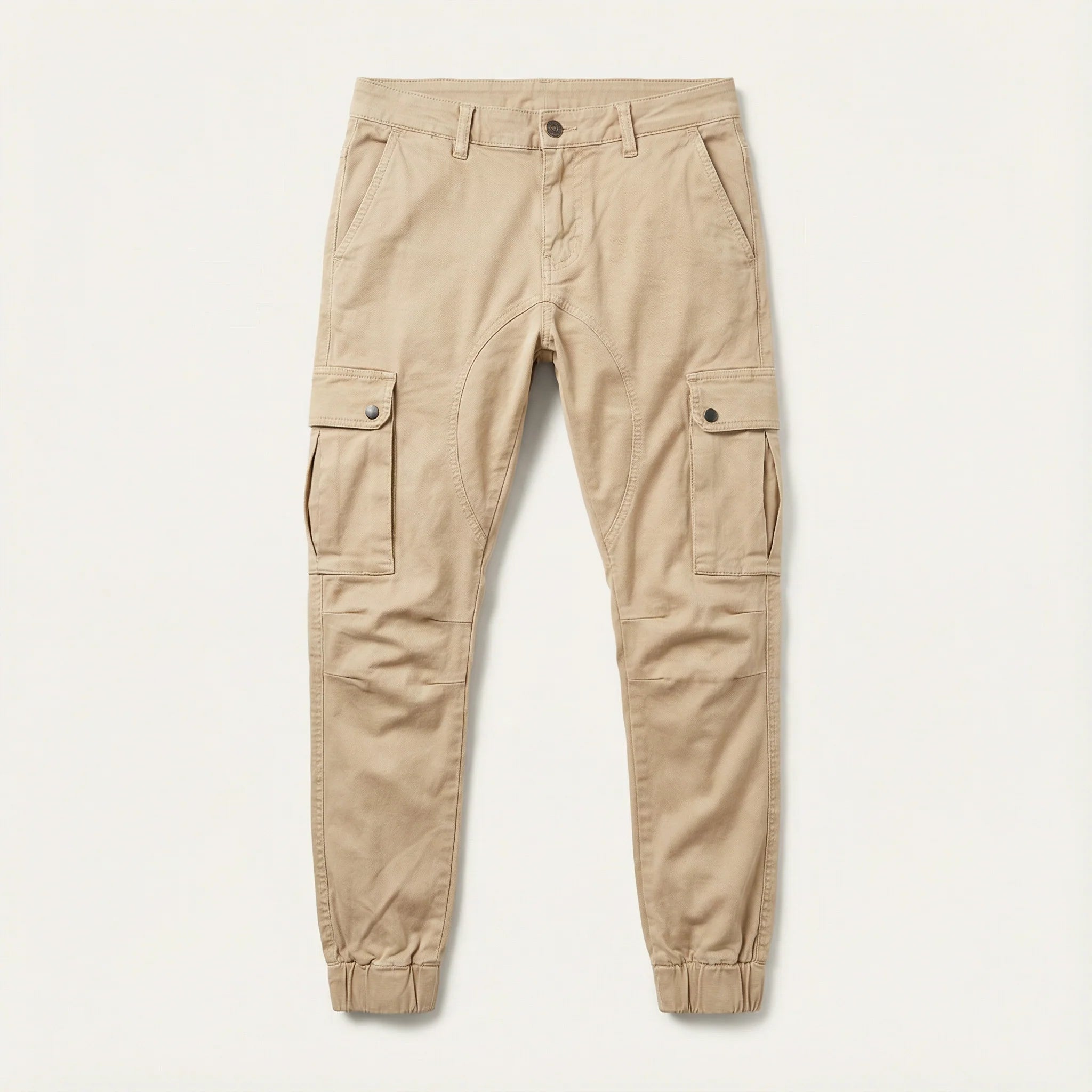 Men’s Cargo Jogger Pants – Tapered Fit, Ankle-Length Design, Side Cargo Pockets