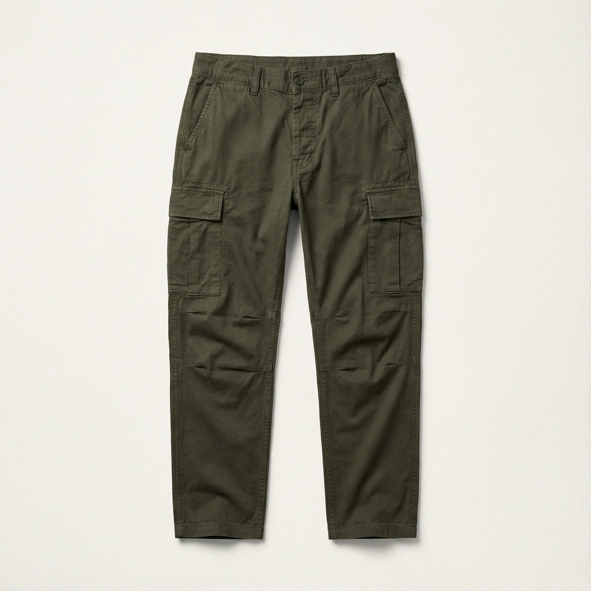 Men’s Cargo Pants – Cuffed Ankles, Side Pockets