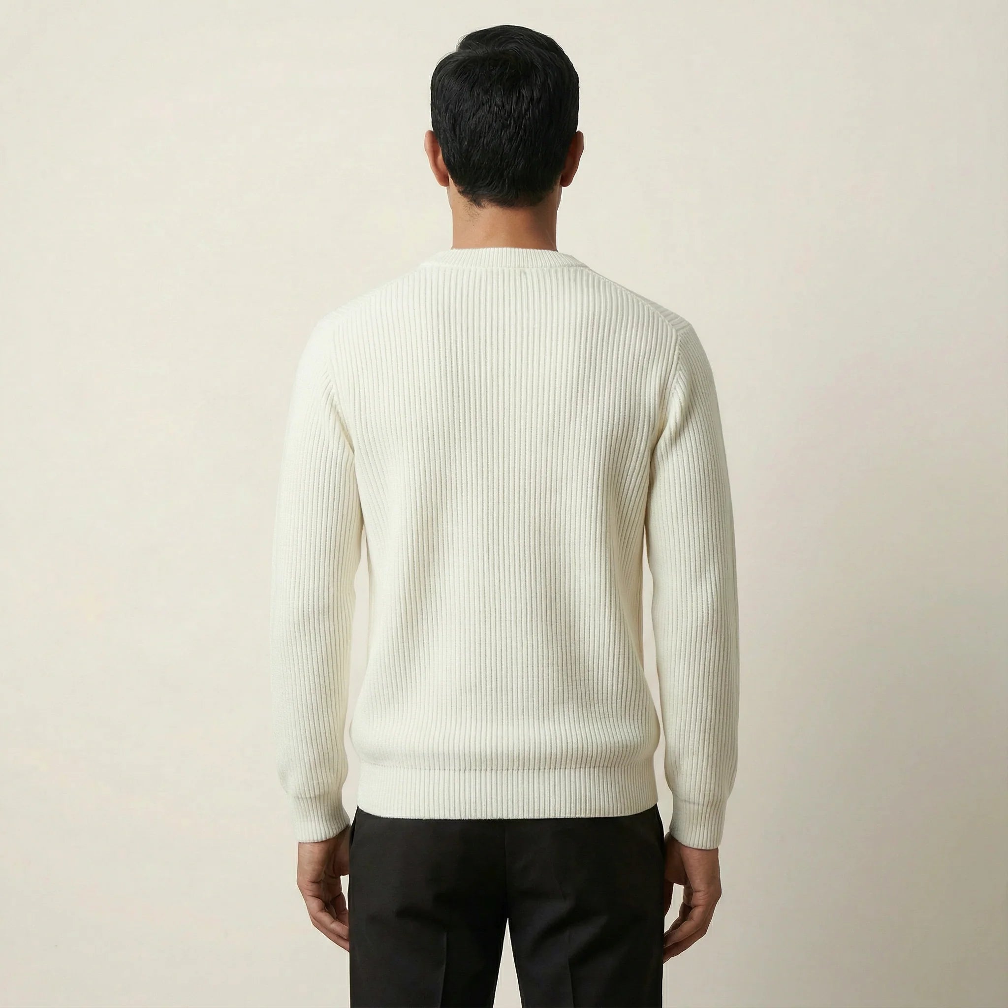 Men’s Long-Sleeve Sweater – Crew Neck