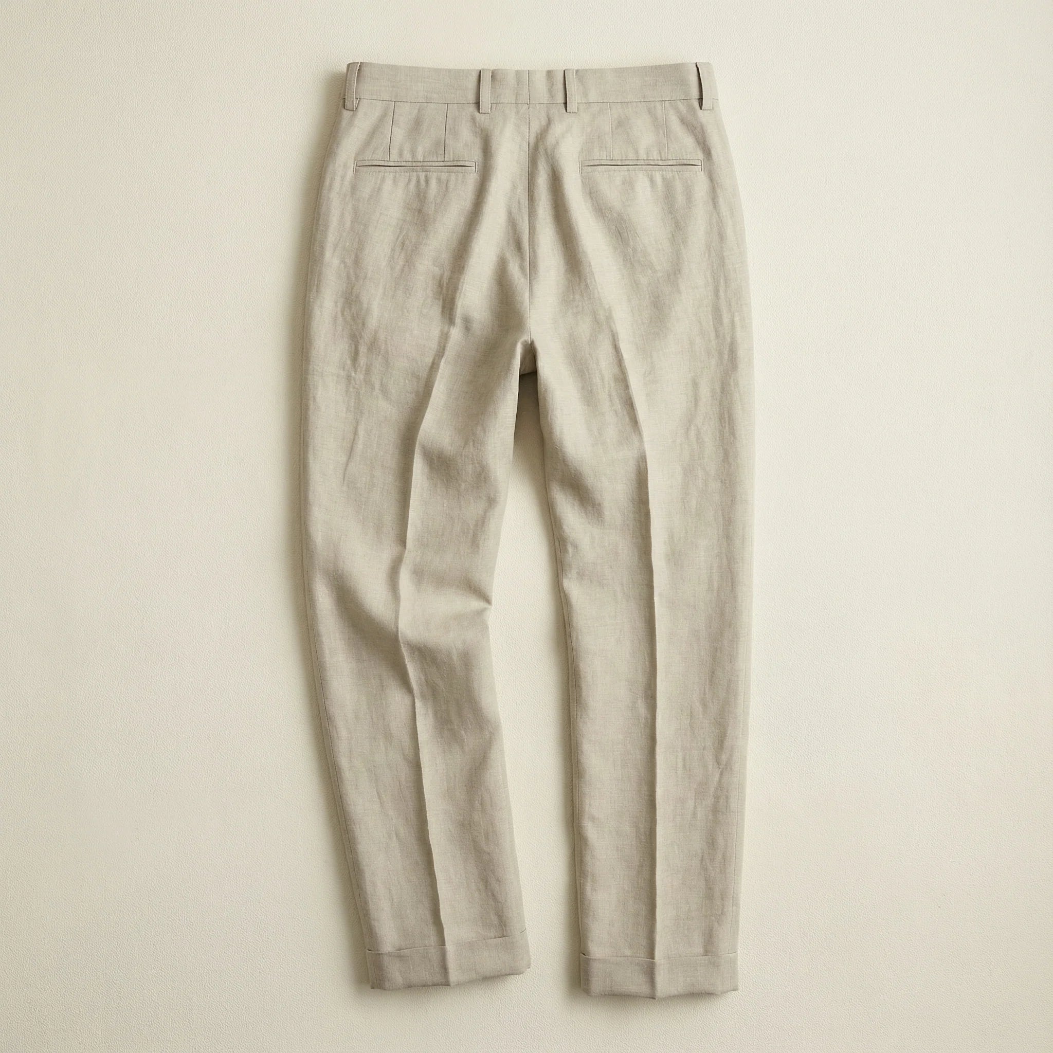 Men’s Relaxed-Fit Trousers – Straight Leg, Full-Length Design