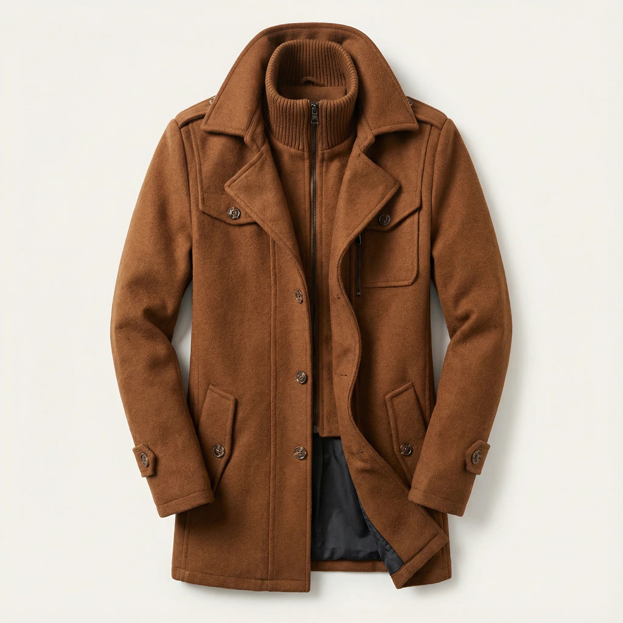 Men’s Two-Piece Jacket  – Zip-Front Design