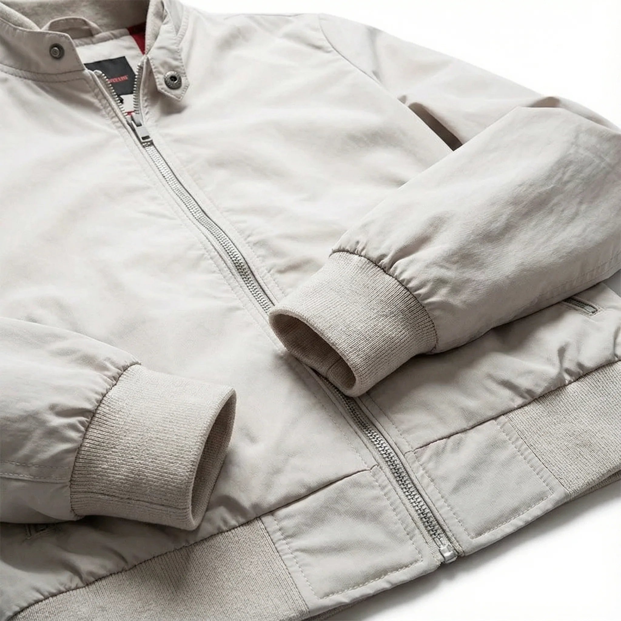 Men’s Zip-Front Jacket – Stand Collar