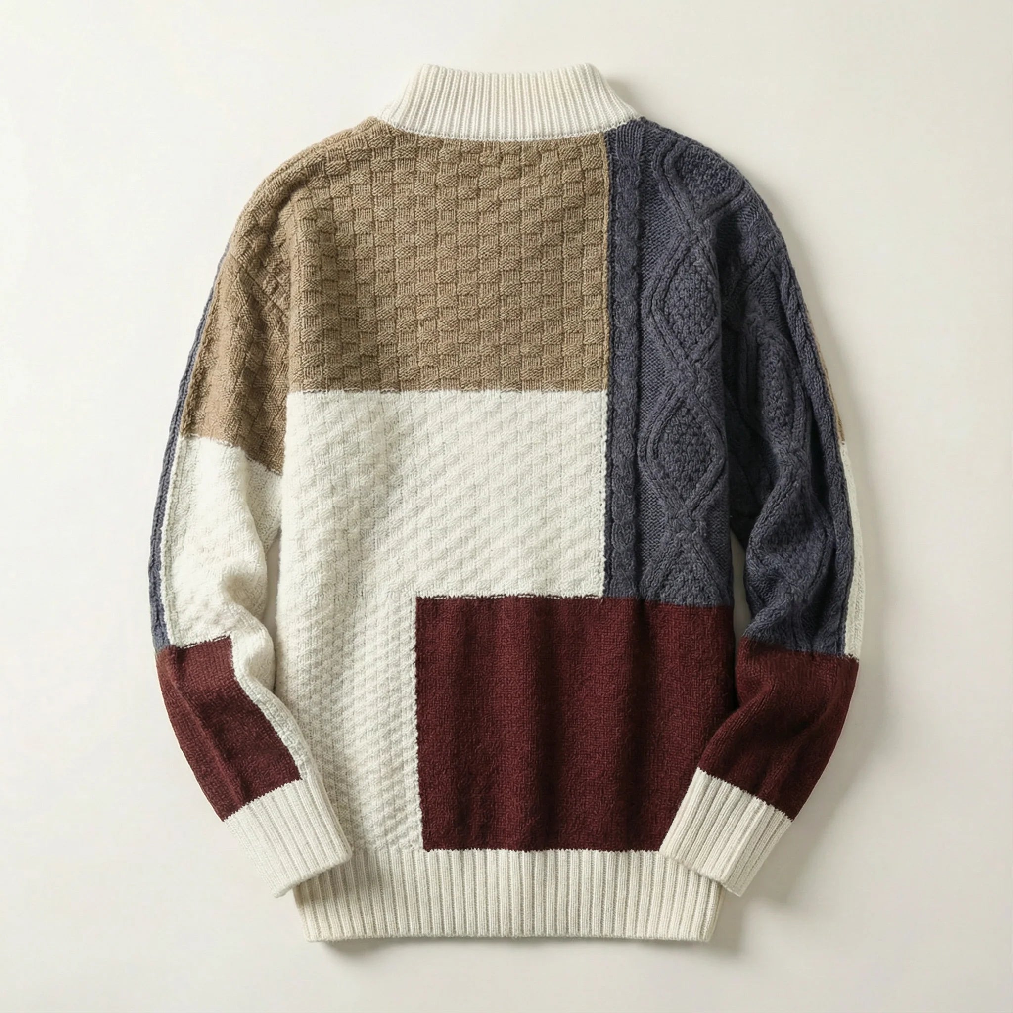 Retro Crewneck Sweater for Men