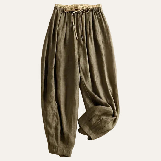 Women’s Casual Fit Pants – Elastic Waist