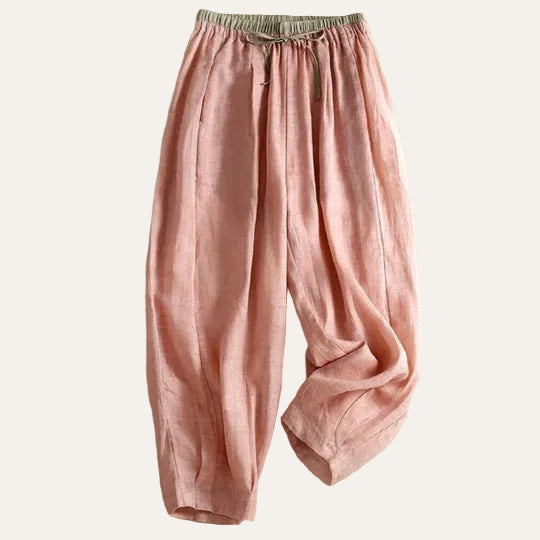 Women’s Casual Fit Pants – Elastic Waist