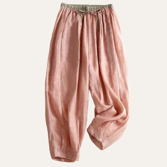 Women’s Casual Fit Pants – Elastic Waist