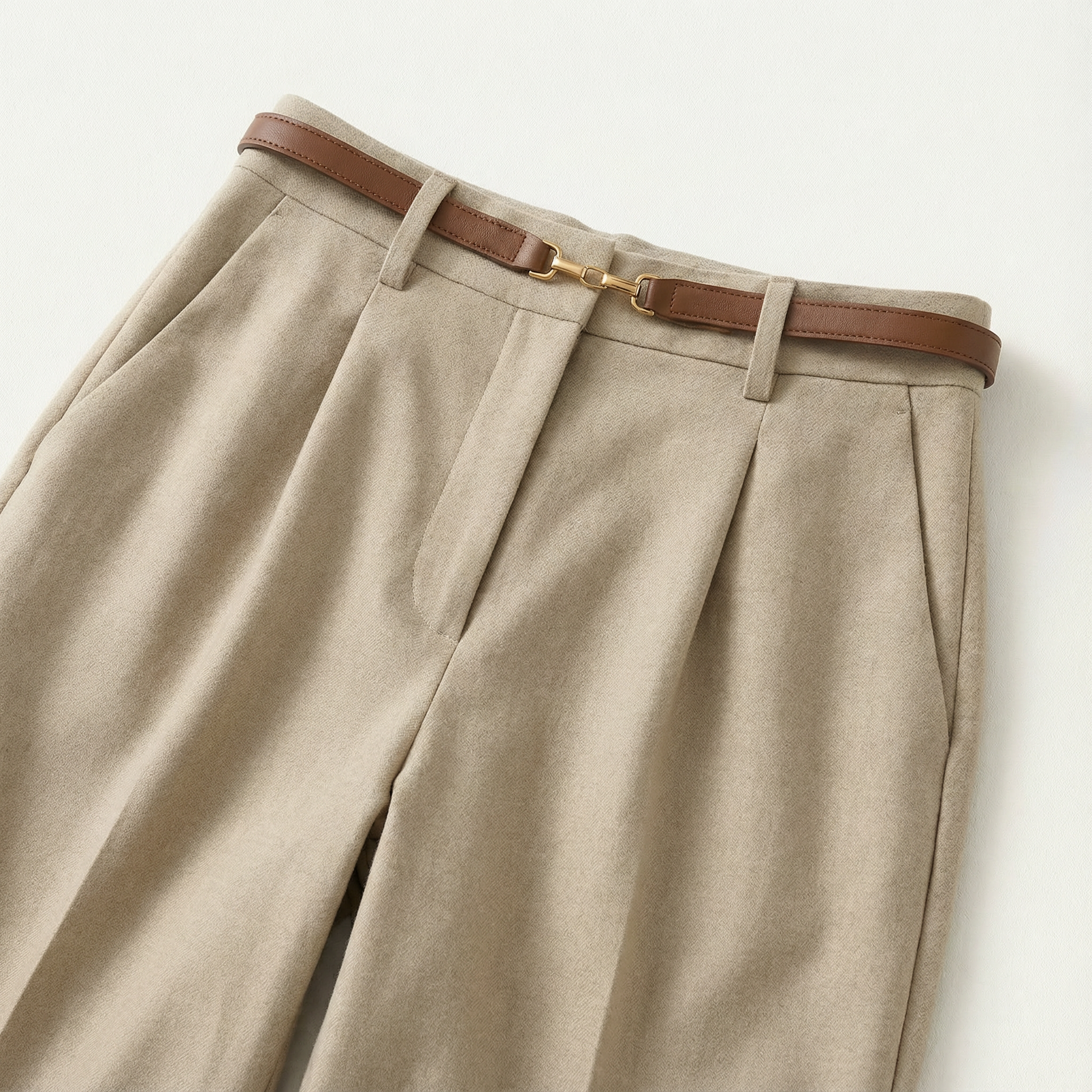 Women’s High-Waist Pants – Slim Fit, Business Style