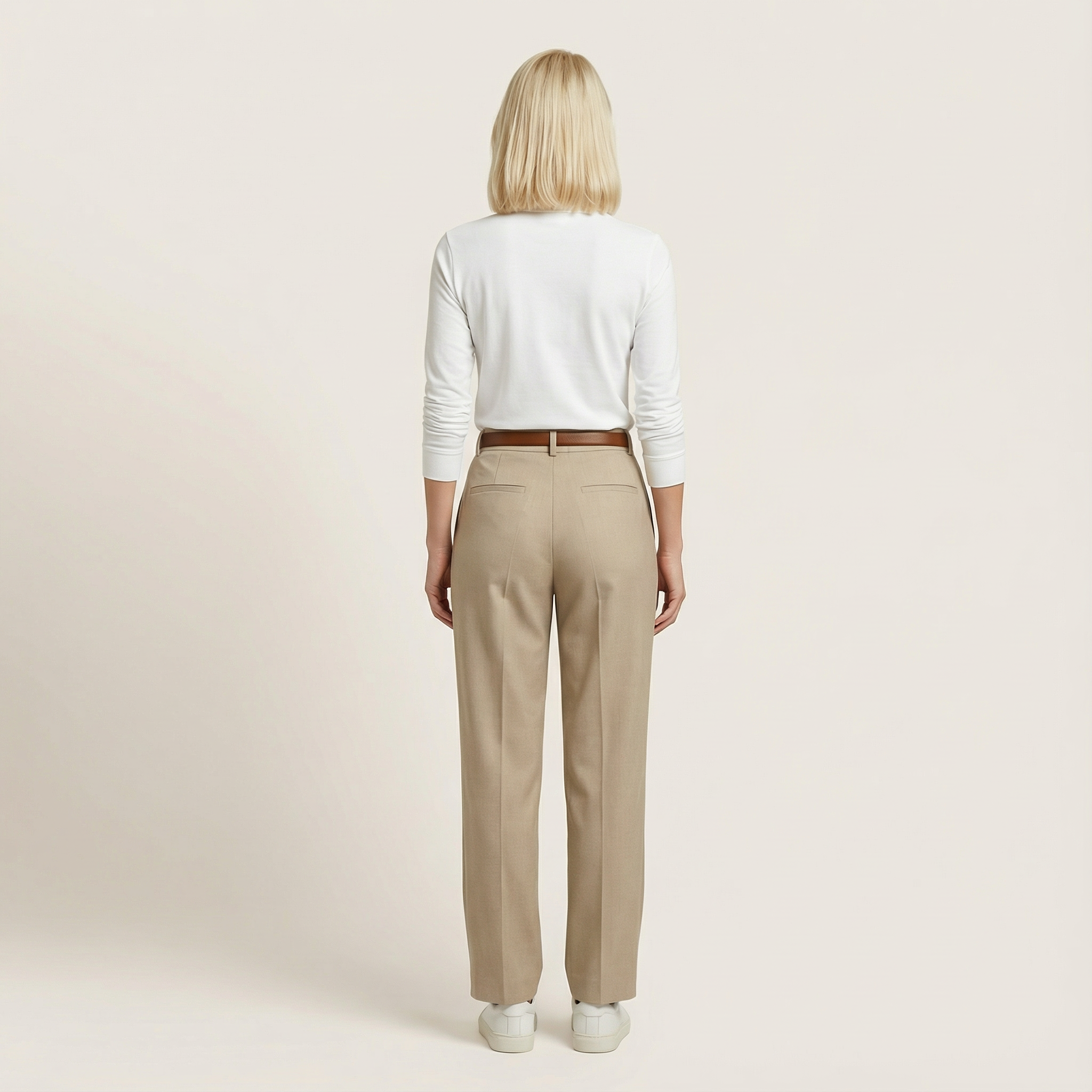 Women’s High-Waist Pants – Slim Fit, Business Style