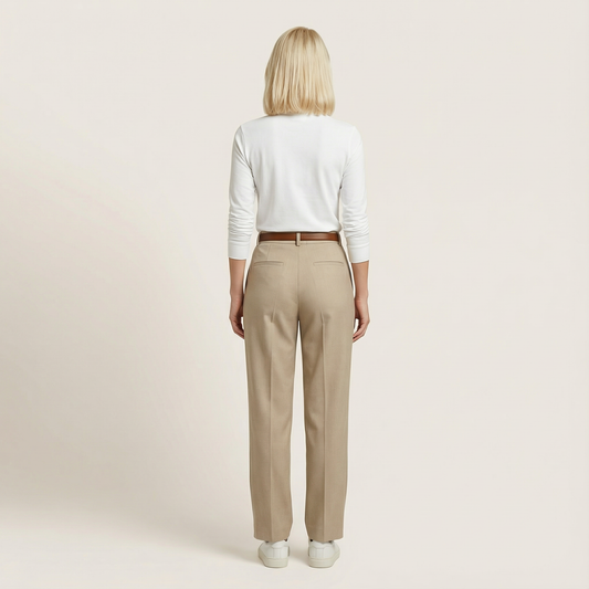 Women’s High-Waist Pants – Slim Fit, Business Style