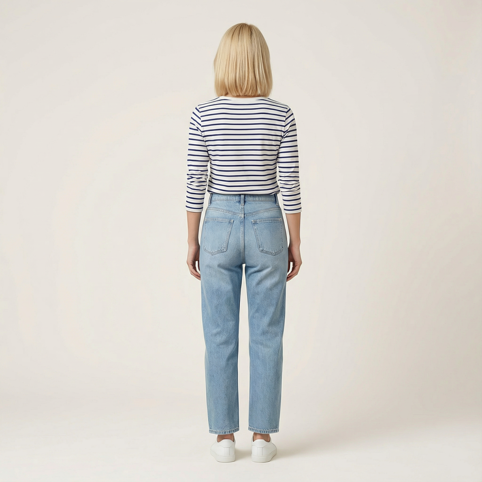 Women’s High-Waist Pants – Straight Leg, Utility Pockets