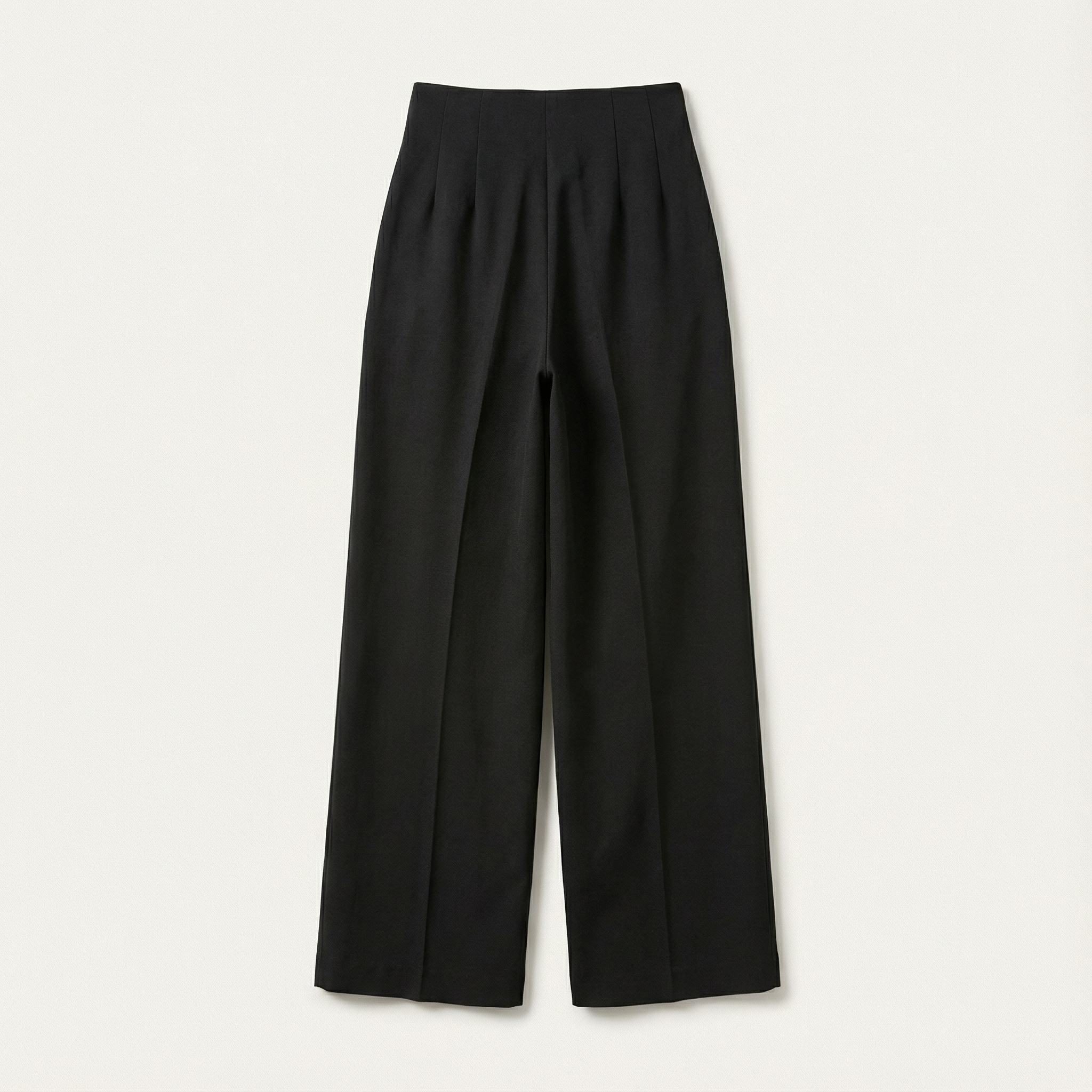 Women’s High-Waist Trousers – Wide-Leg, Formal Design