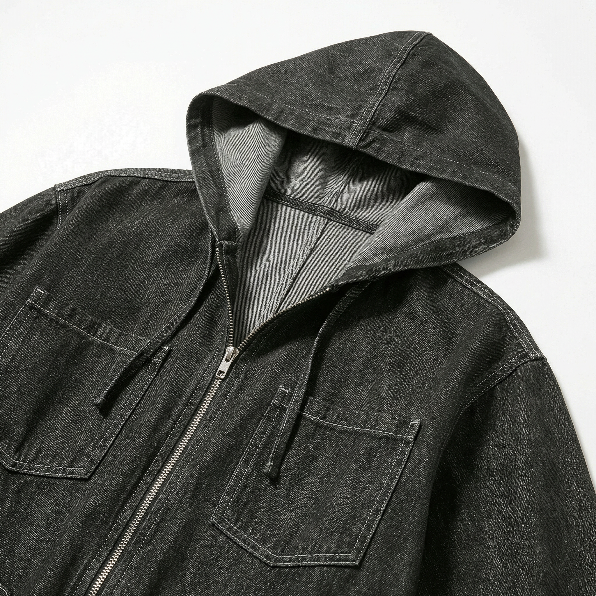 Women’s Hooded Jumpsuit – Zip Front