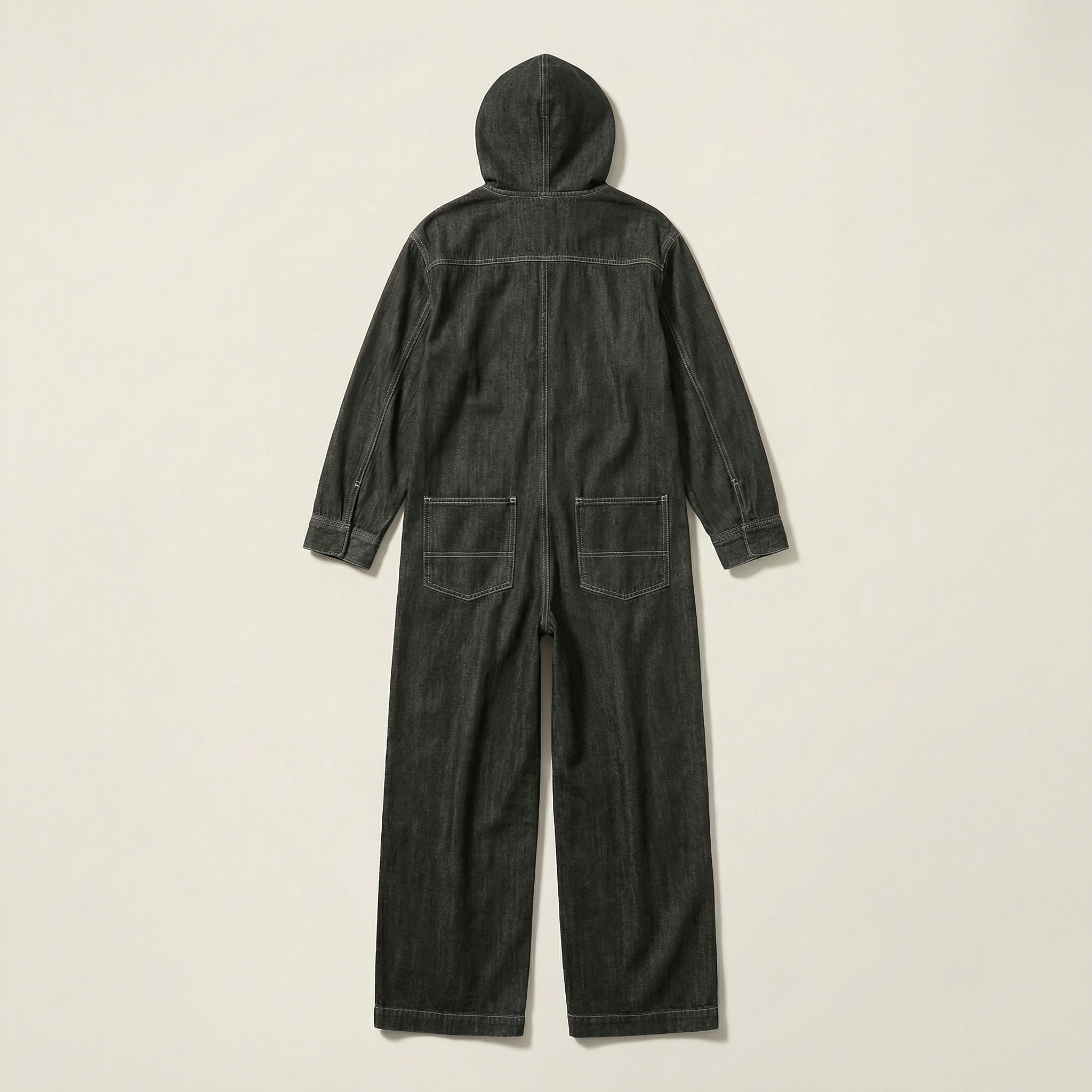 Women’s Hooded Jumpsuit – Zip Front