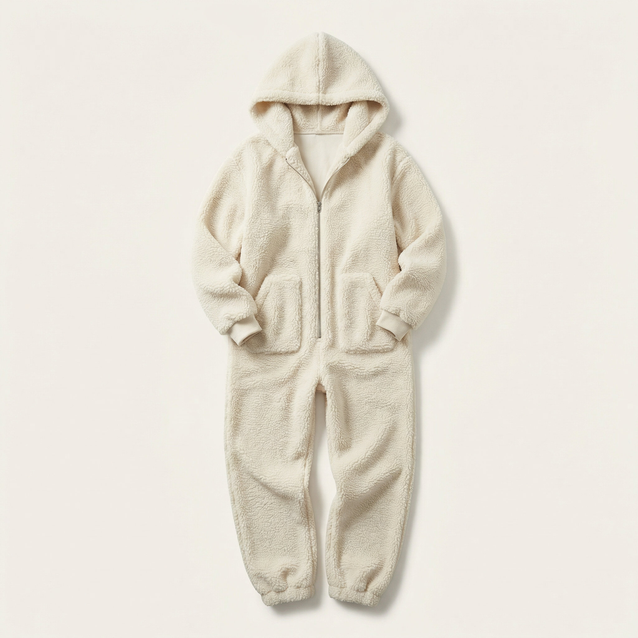 Women’s Hooded Jumpsuit – Zip Front