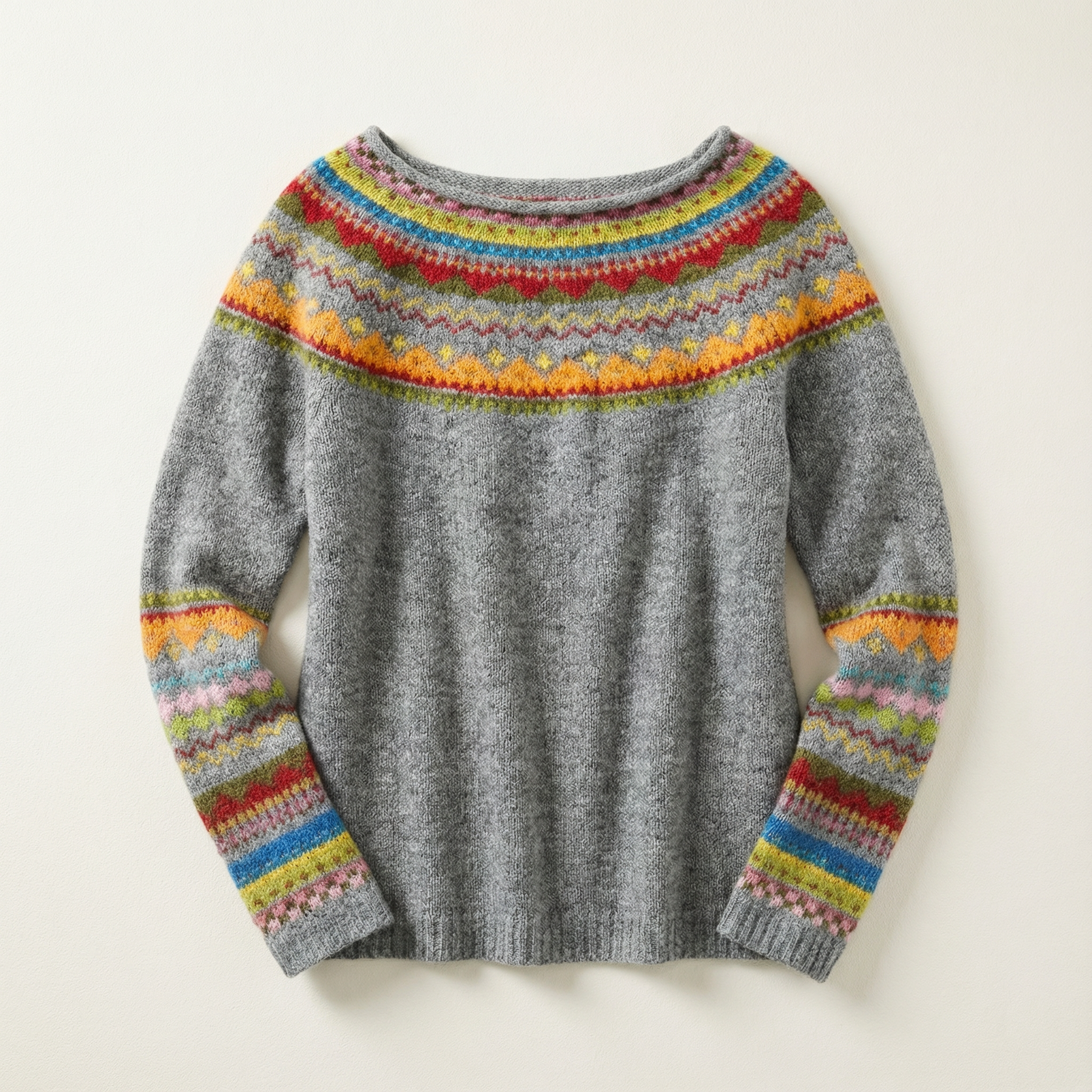 Women’s Long-Sleeve Sweater – Crew Neck
