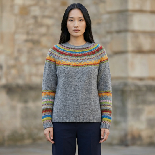 Women’s Long-Sleeve Sweater – Crew Neck