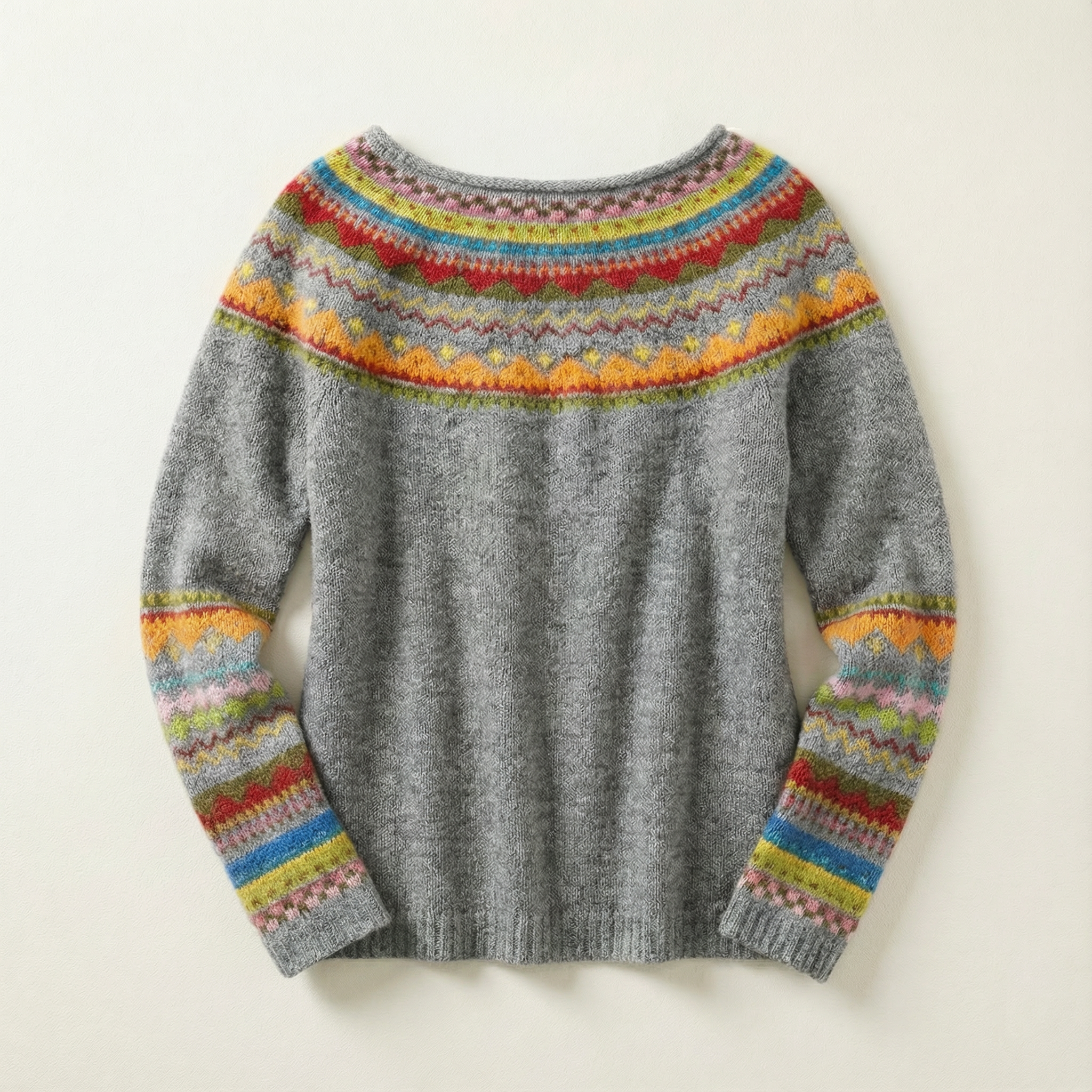 Women’s Long-Sleeve Sweater – Crew Neck