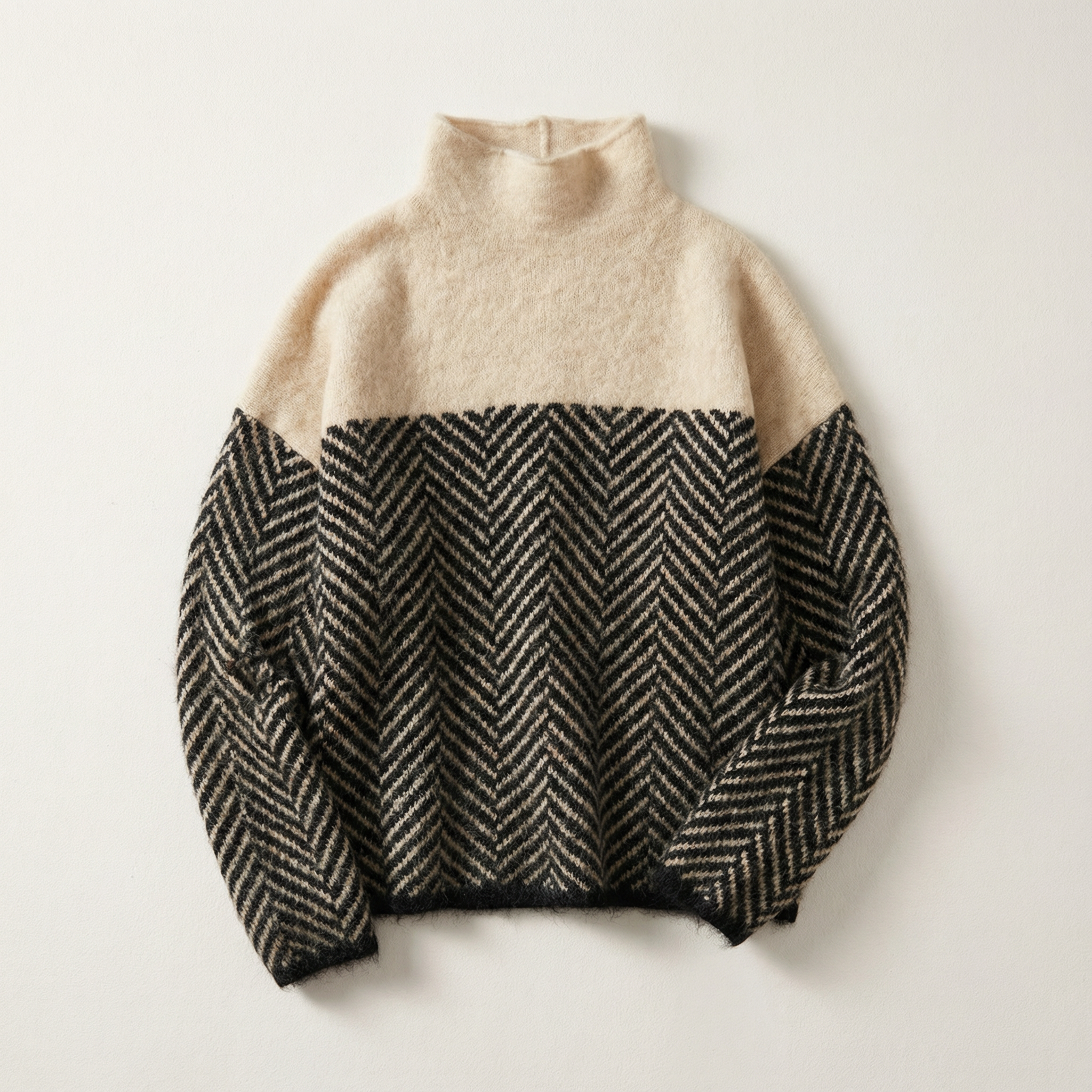 Women’s Long-Sleeve Sweater – High Neck