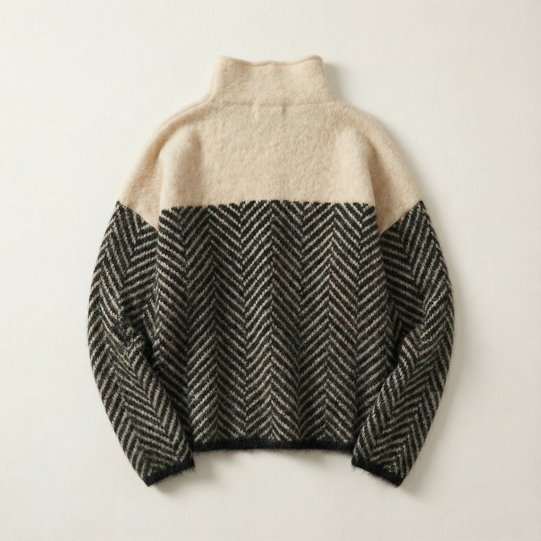 Women’s Long-Sleeve Sweater – High Neck