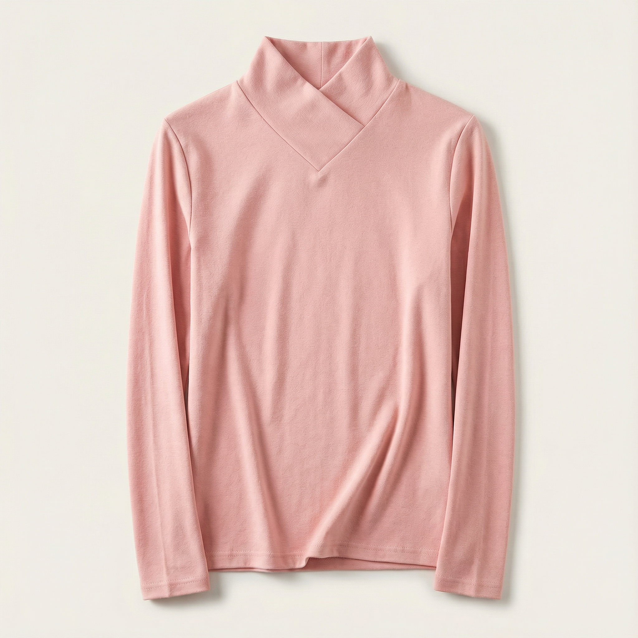 Women’s Long-Sleeve Sweater – High Neck Design