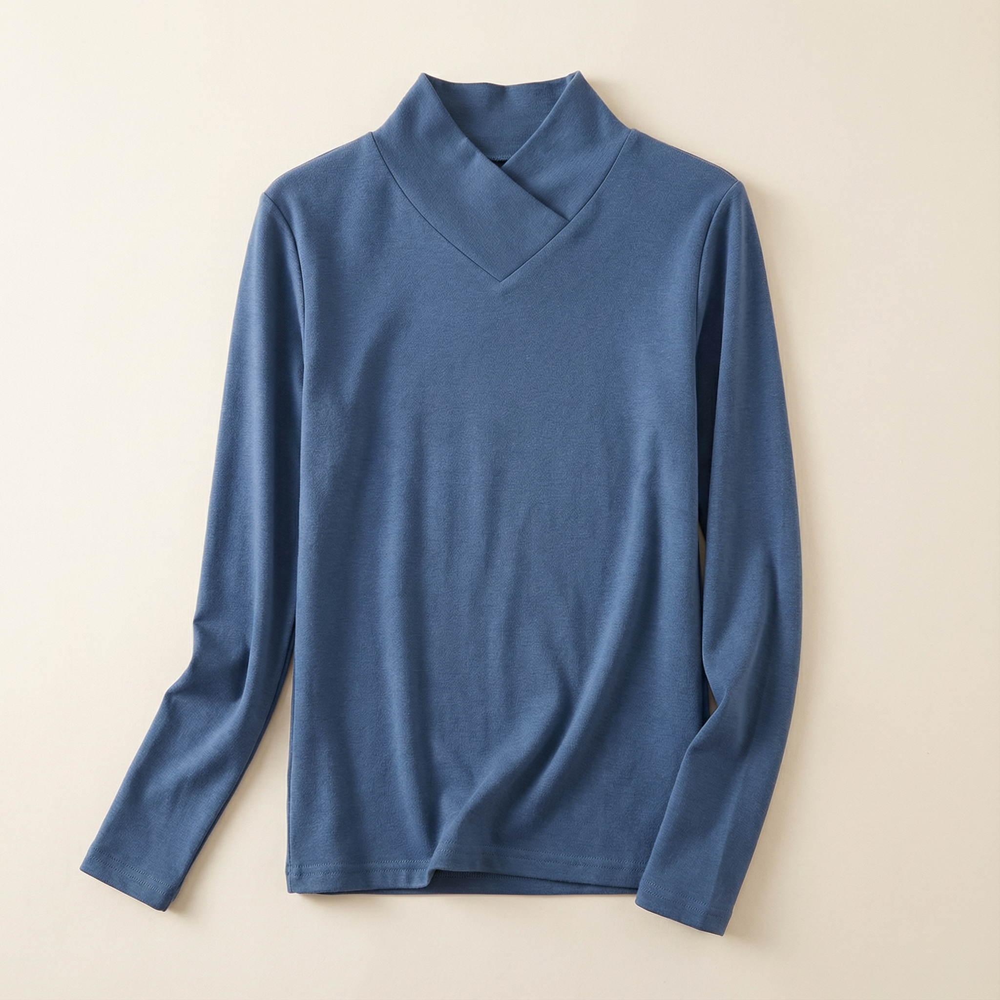 Women’s Long-Sleeve Sweater – High Neck Design
