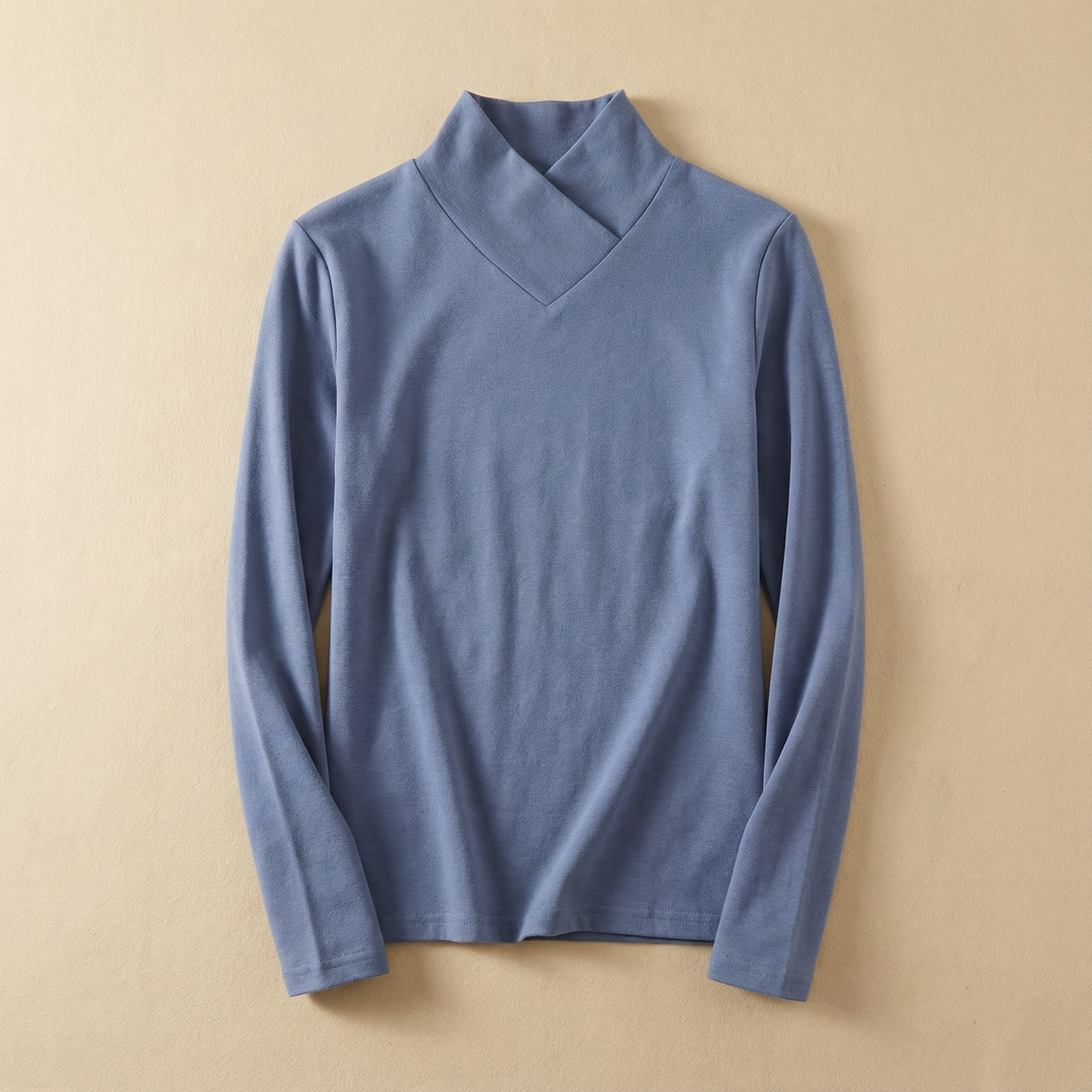 Women’s Long-Sleeve Sweater – High Neck Design
