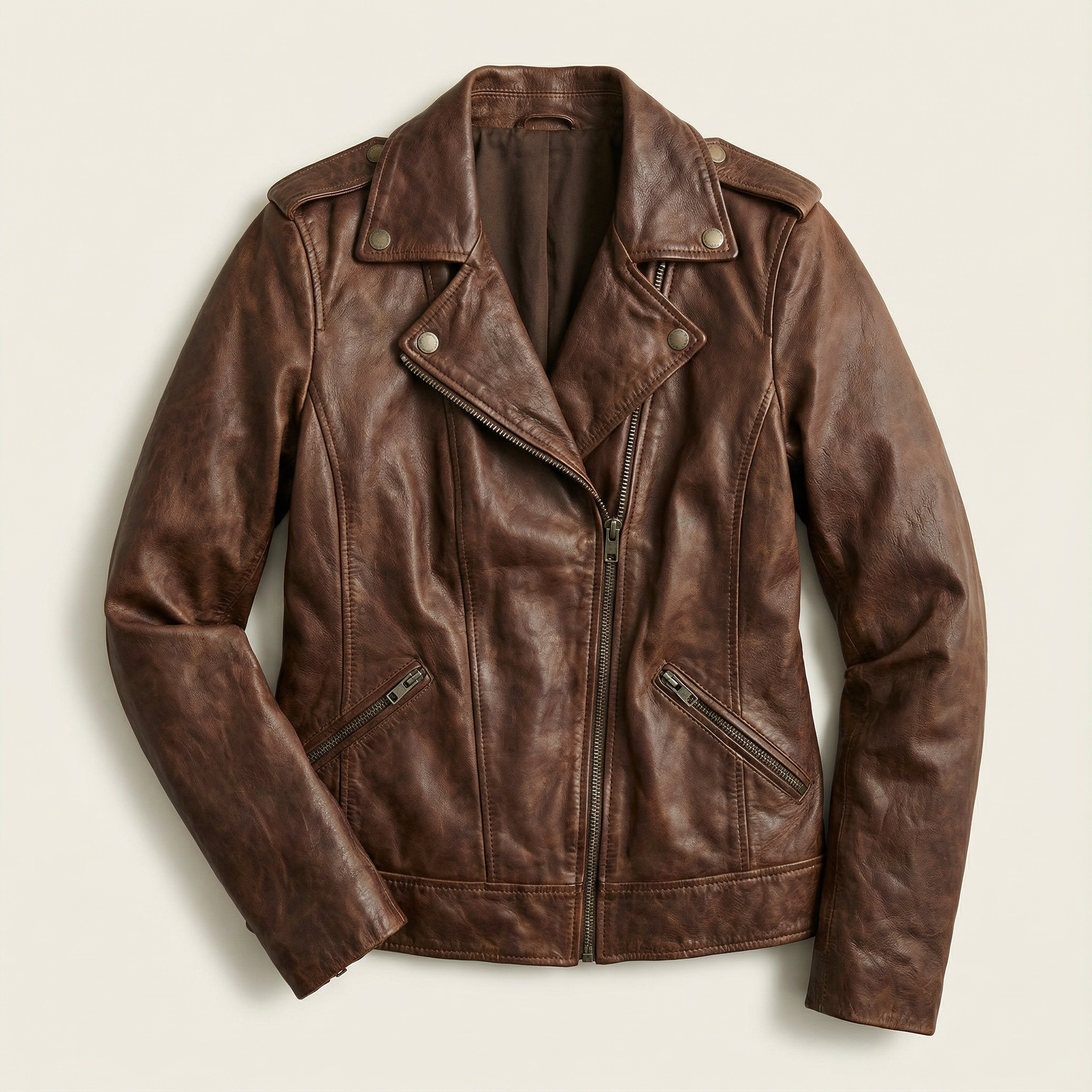 Women’s Zip-Front Jacket – Notched Collar