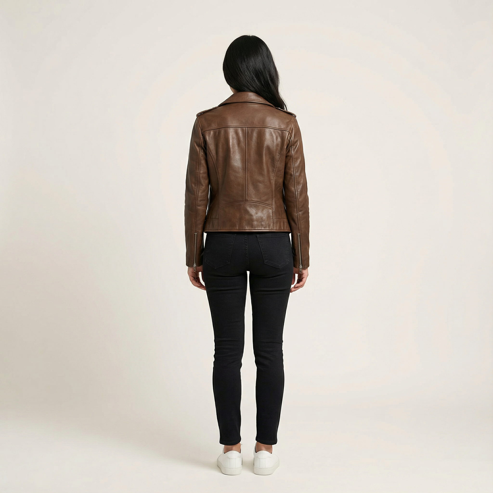 Women’s Zip-Front Jacket – Notched Collar